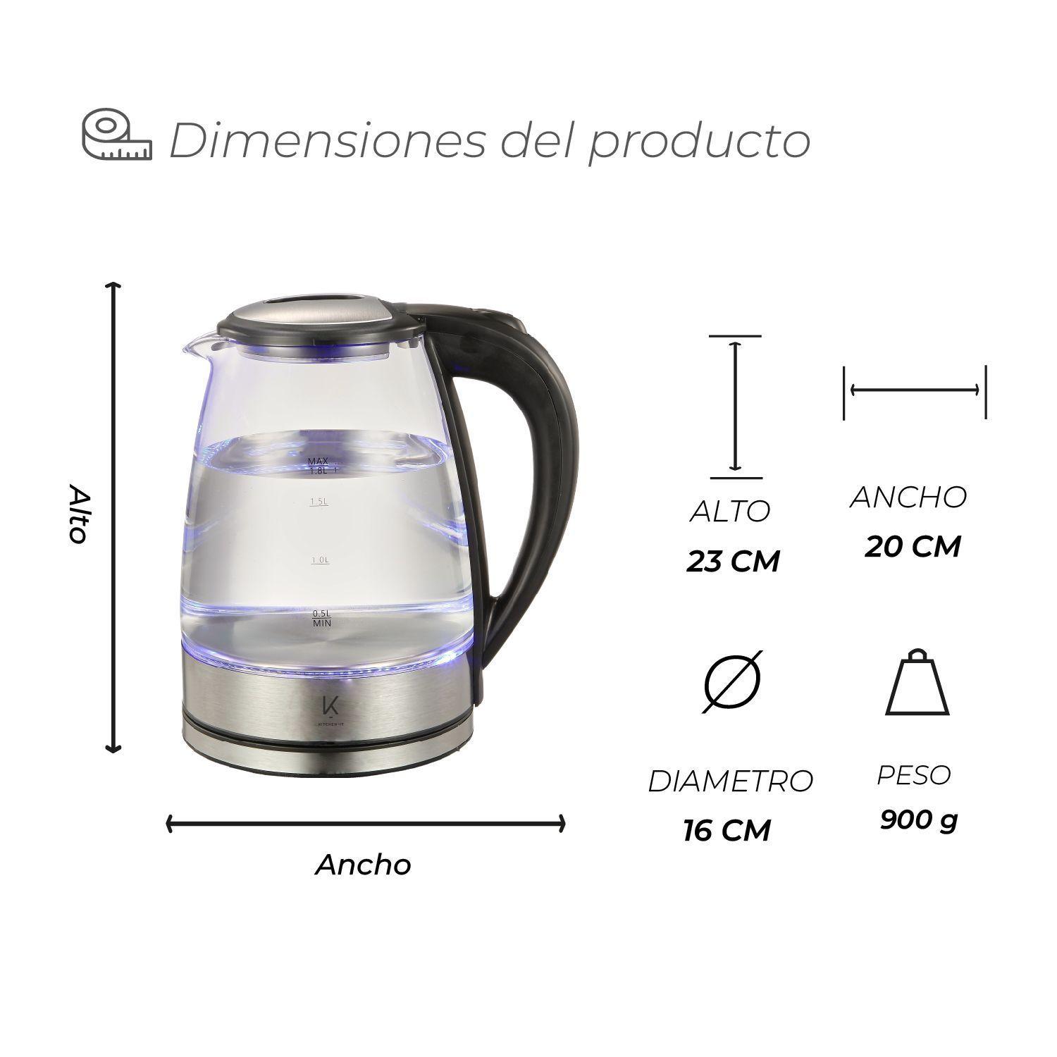 Hervidor Glass Edition 1.8L Kitchen It-5