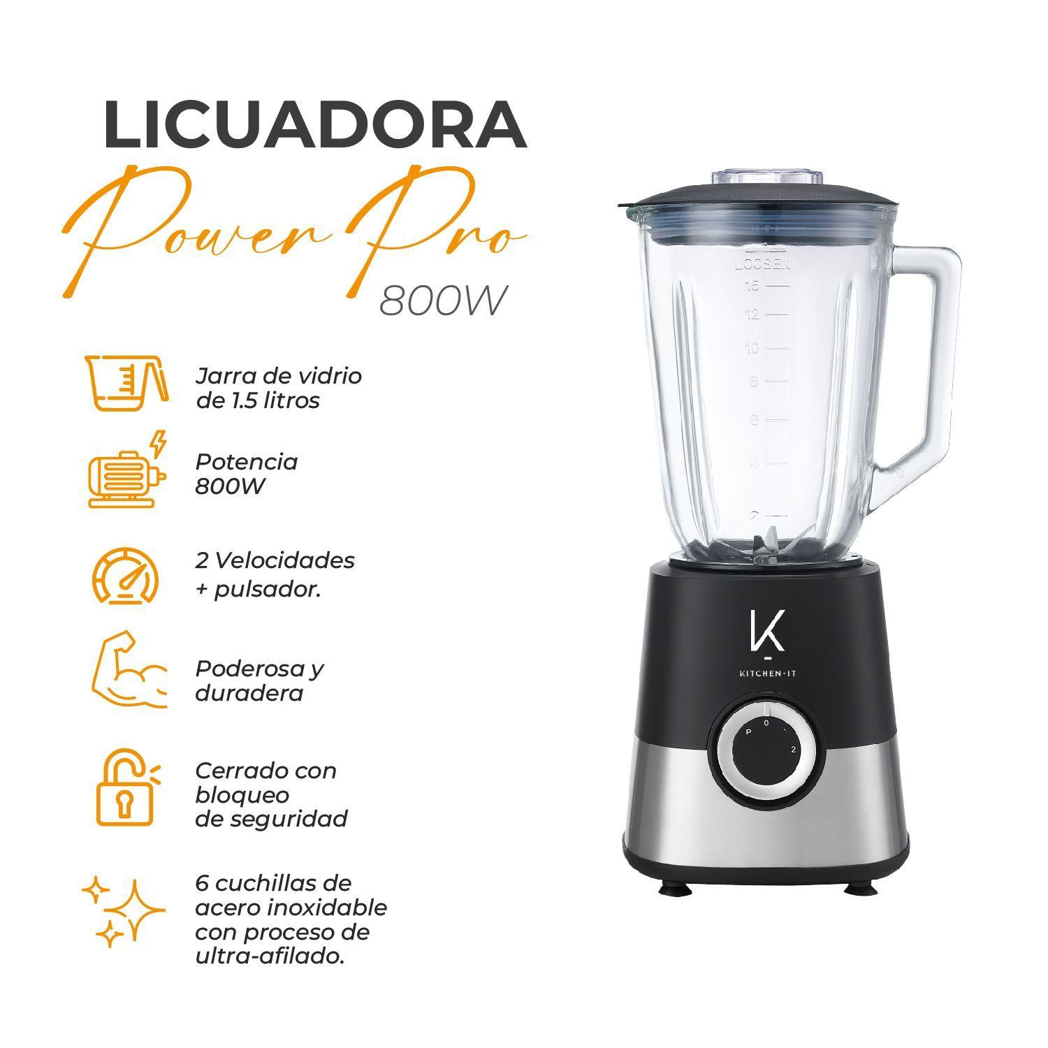 Licuadora Power Pro 800W Kitchen-It-2