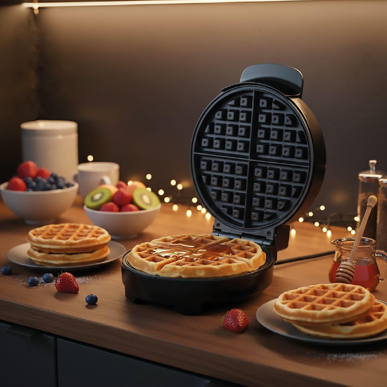 Máquina de Waffles Belgian Crisp con Revestimiento de Cerámica Antiadherente-7
