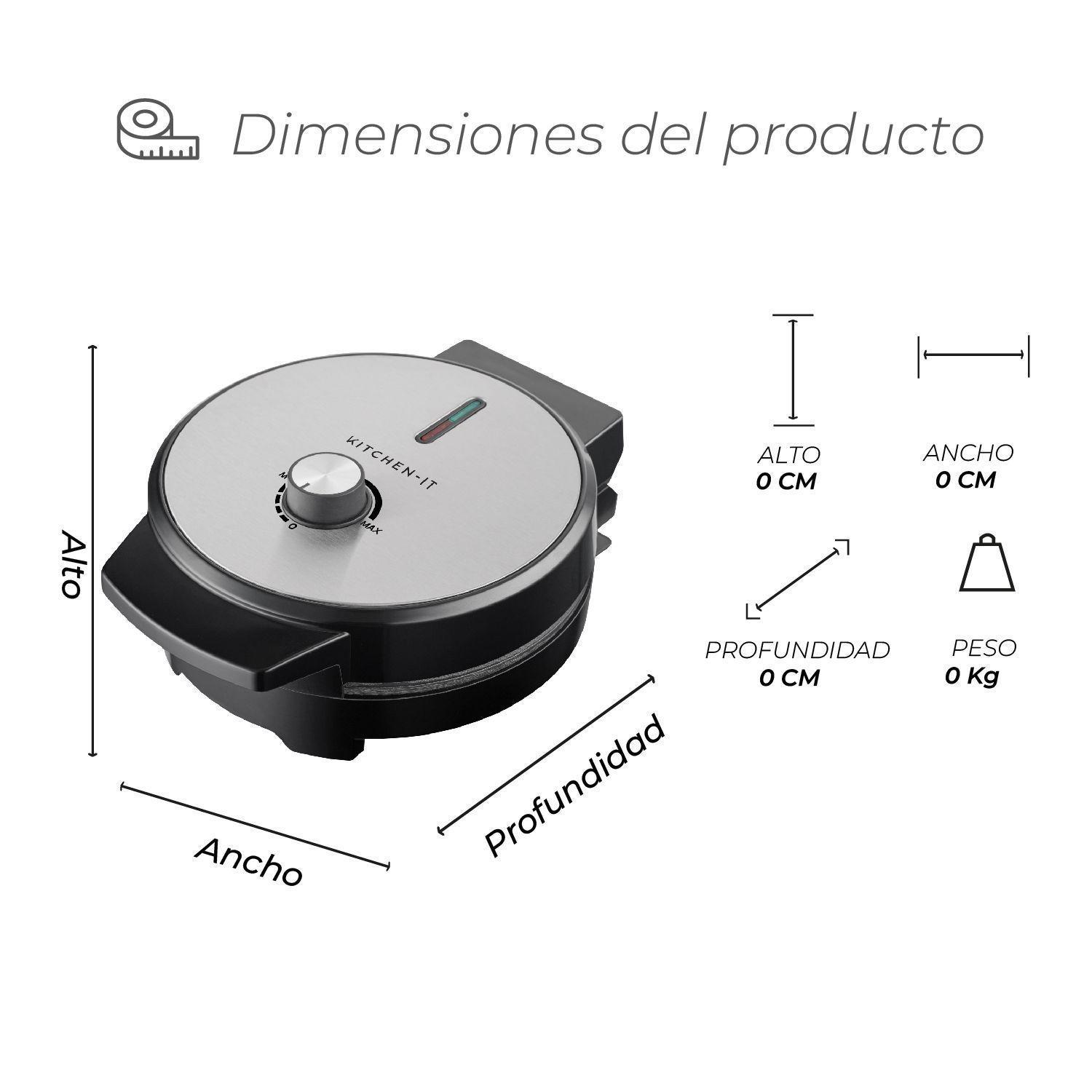 Máquina de Waffles Belgian Crisp con Revestimiento de Cerámica Antiadherente-8