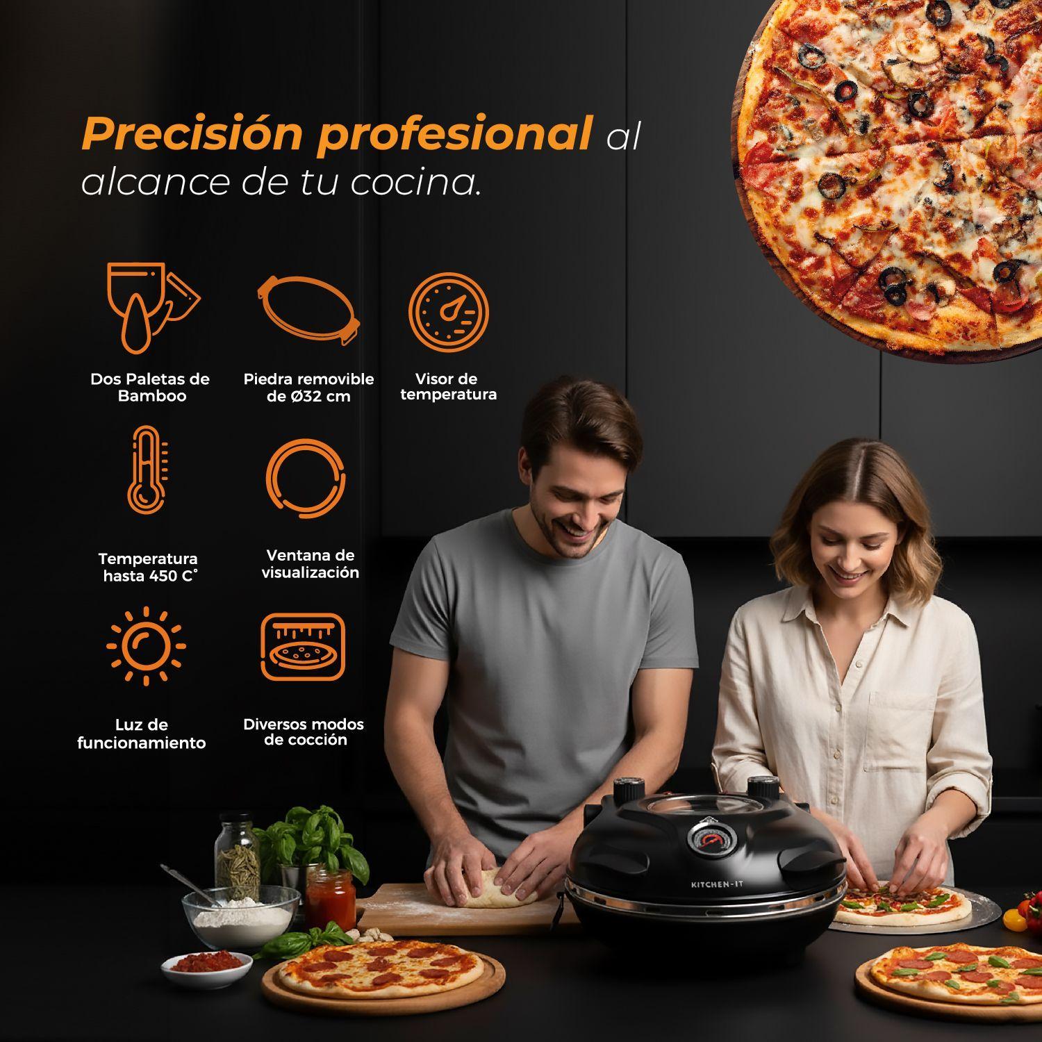 Horno Pizza a la Piedra Black Edition Kitchen-It-3
