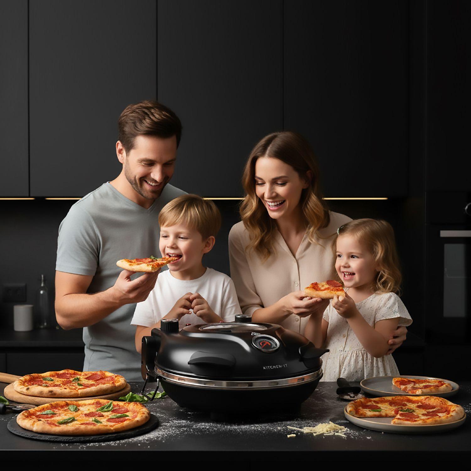 Horno Pizza a la Piedra Black Edition Kitchen-It-5