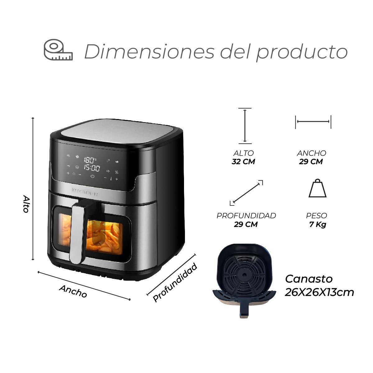 Freidora de aire Luxe Edition 8L-8