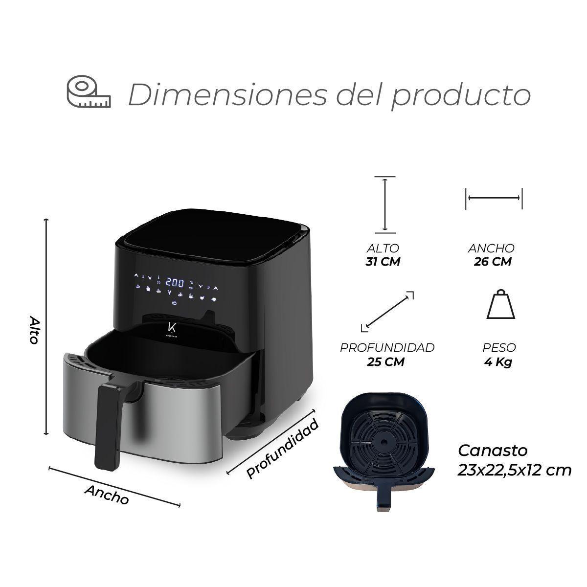 Freidora de Aire Plus Edition 5L Kitchen-It-5