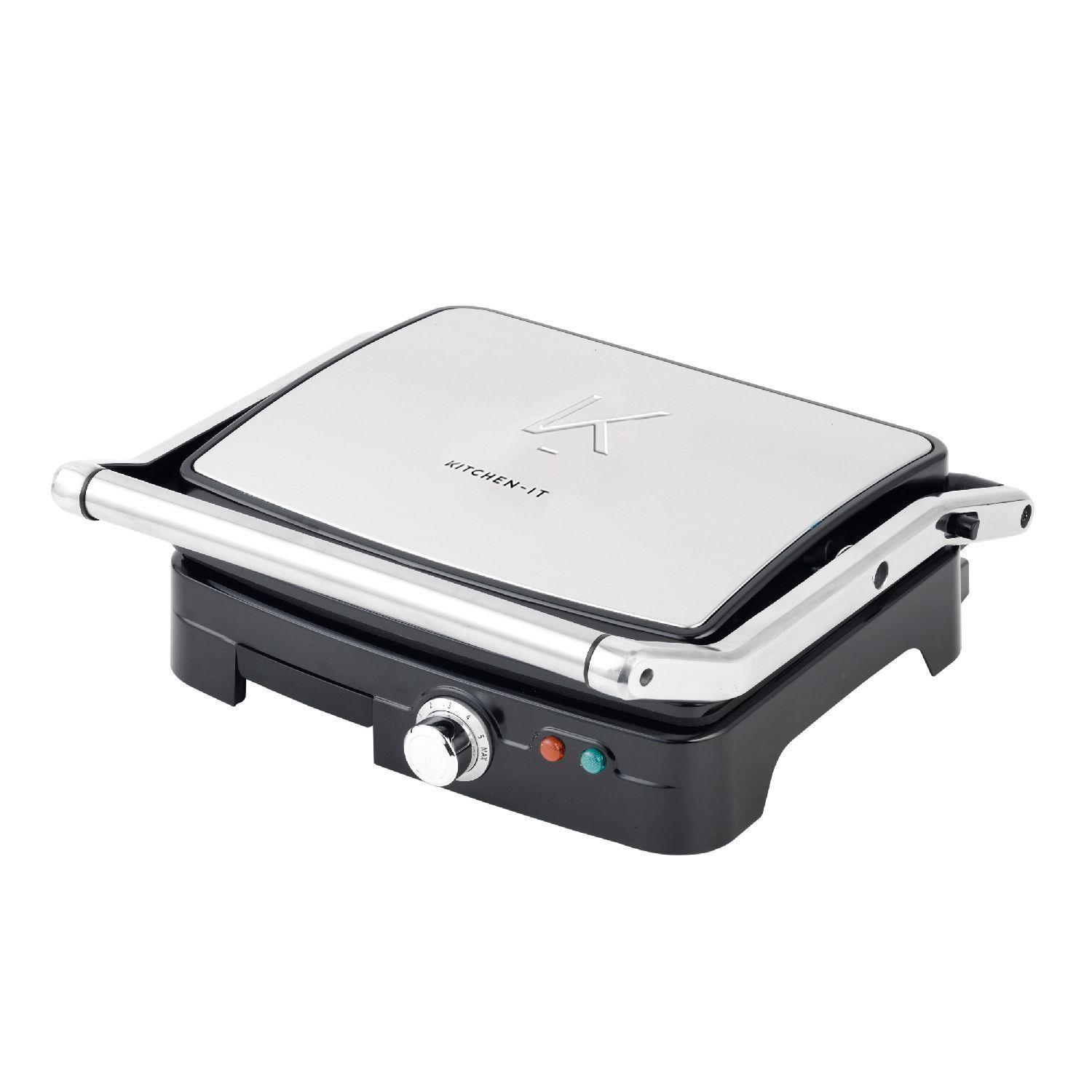 Plancha Panini Pro Max XL Kitchen-it  Superficie Plana-0
