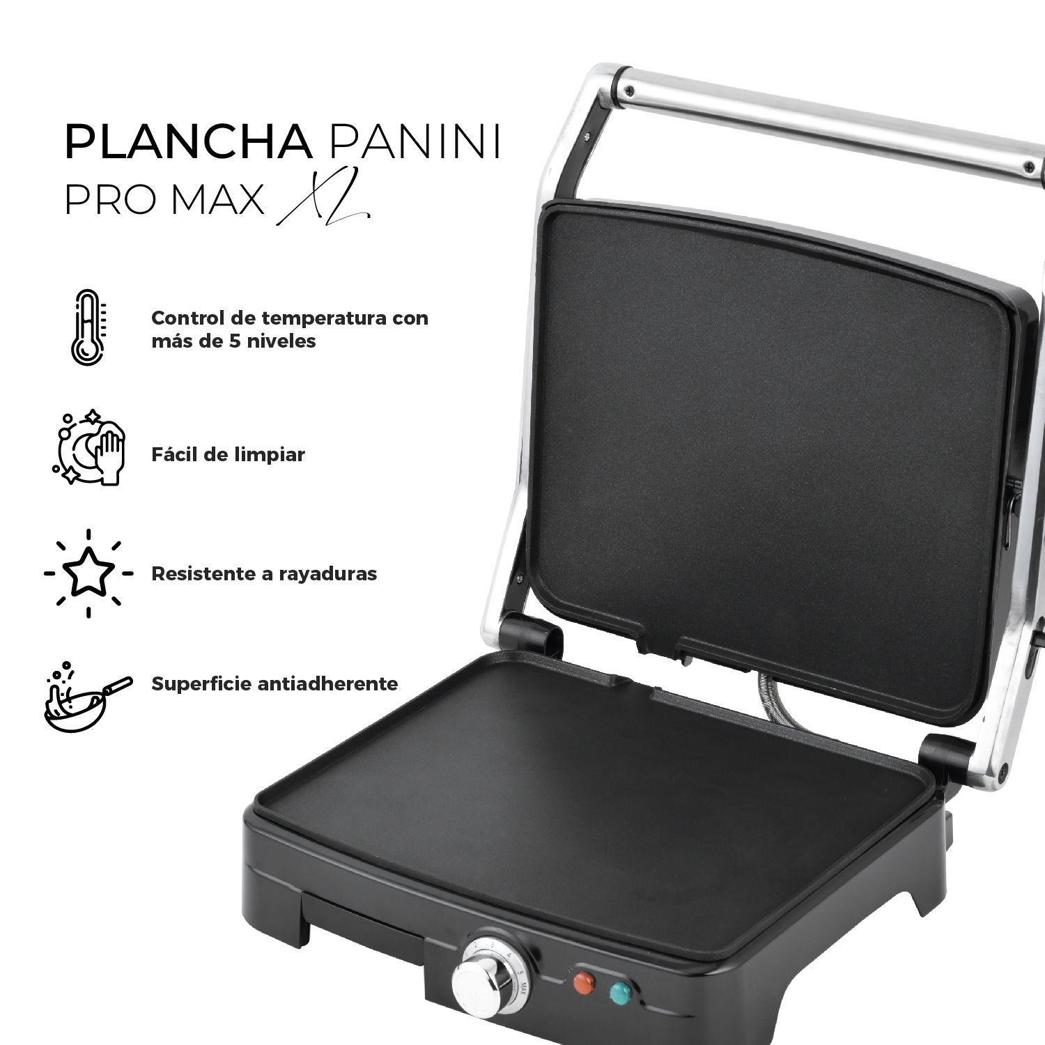 Plancha Panini Pro Max XL Kitchen-it  Superficie Plana-3