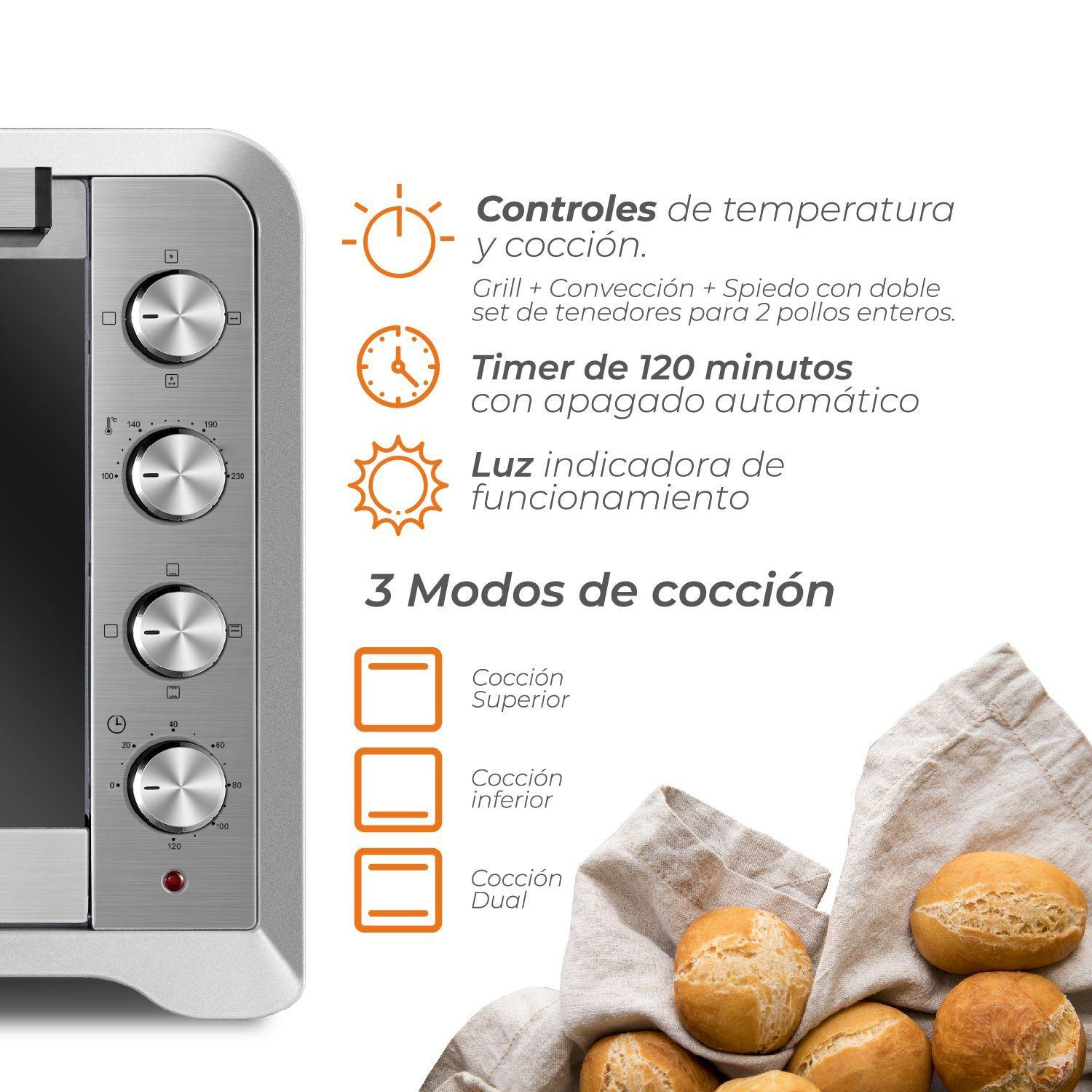Horno Eléctrico Silver Series 100L-3