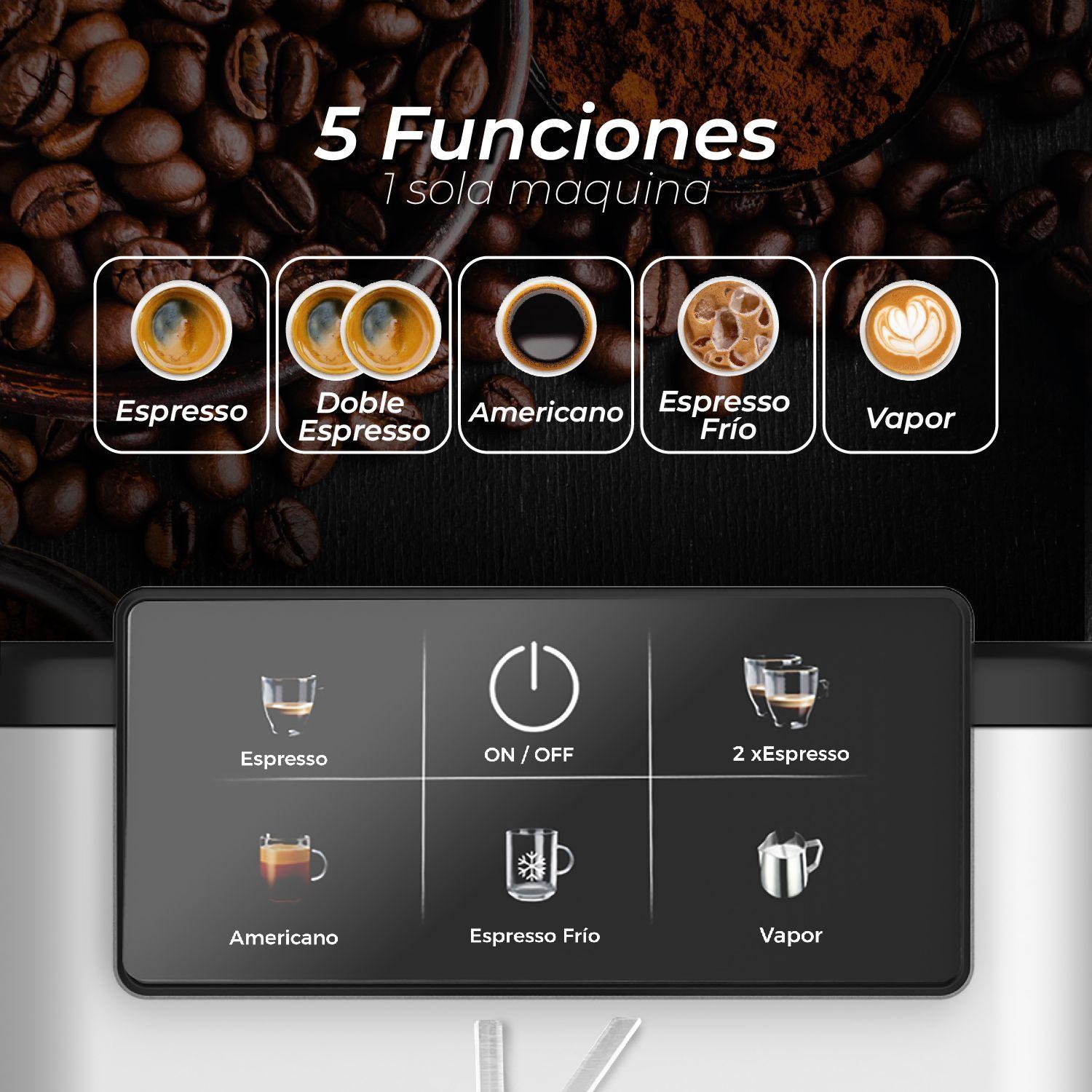 Cafetera Espresso Cool Shot 5 en 1-4