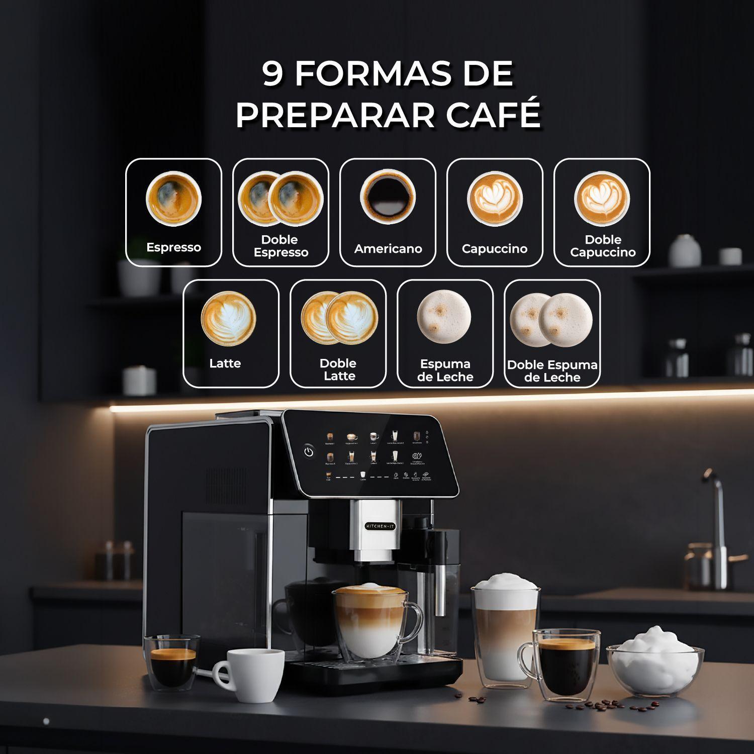 Cafetera Espresso Super Automática Latte Deluxe-5
