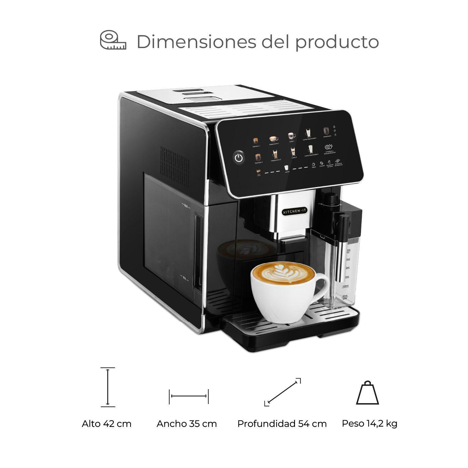 Cafetera Espresso Super Automática Latte Deluxe-8