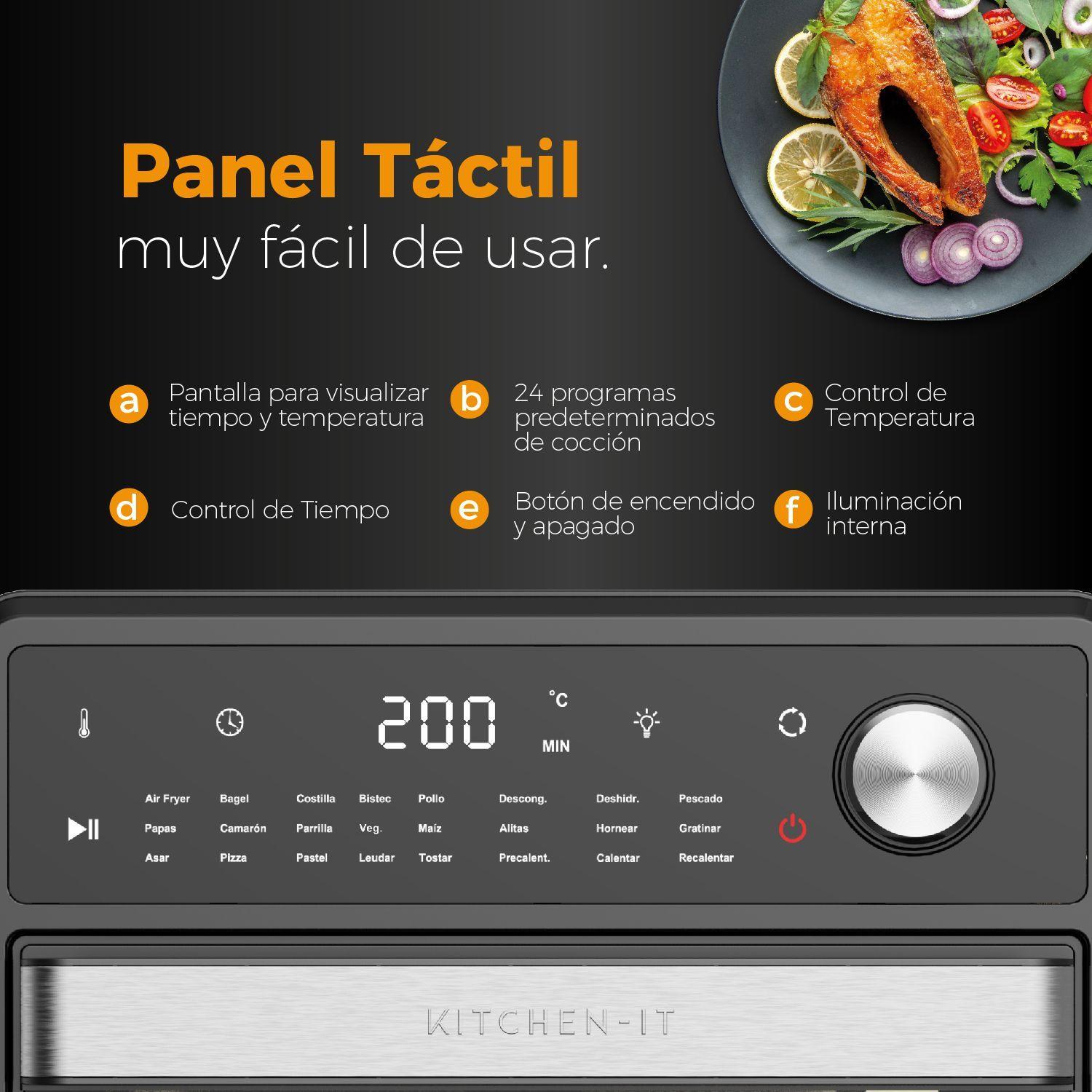 Horno Freidora de Aire Full Edition 24 en 1 15L-5