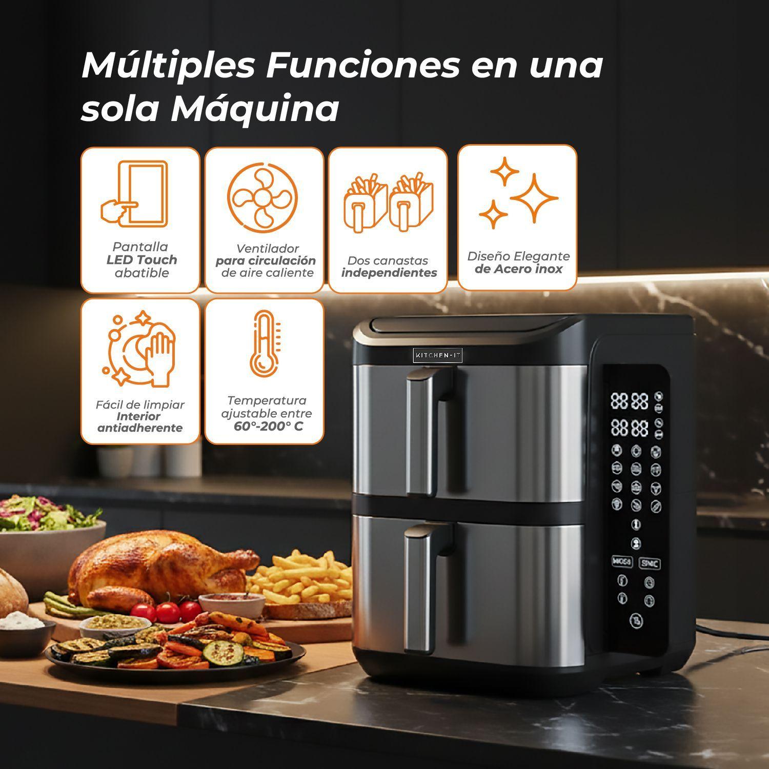 Freidora de Aire Dual Crisp XL 10L-3