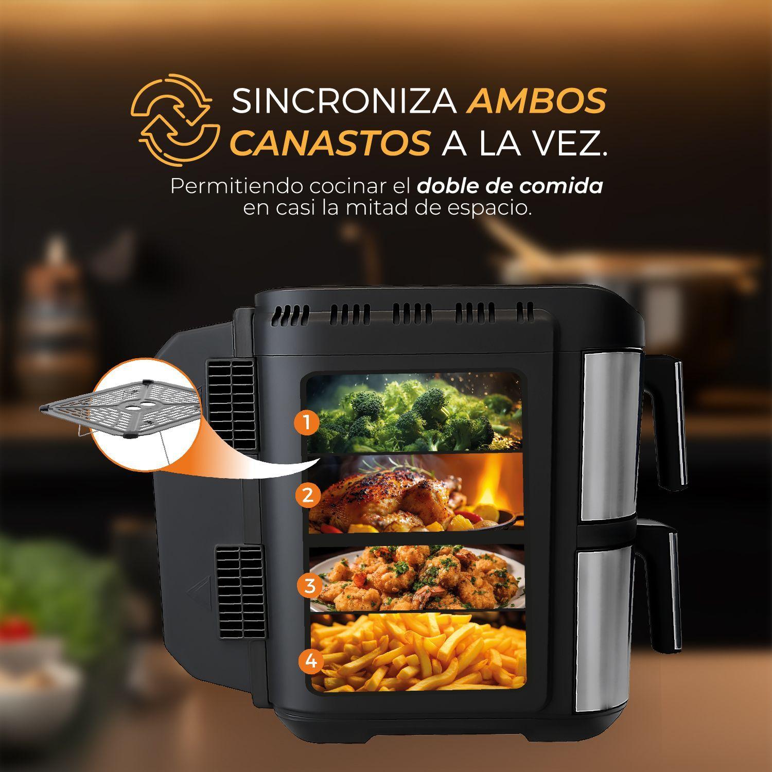 Freidora de Aire Dual Crisp XL 10L-4