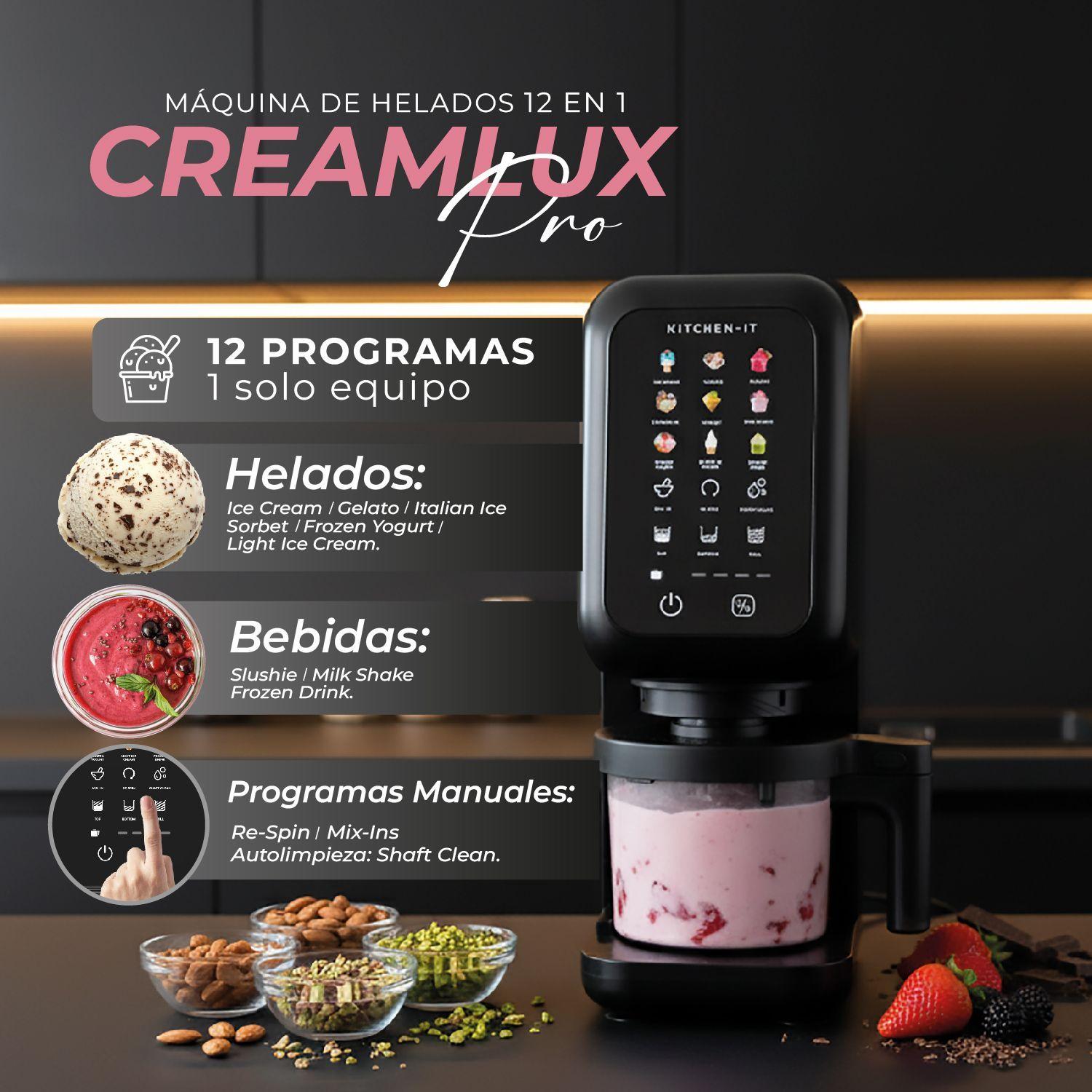 M quina de Helados CreamLux Pro 12 en 1 Kitchen It-3