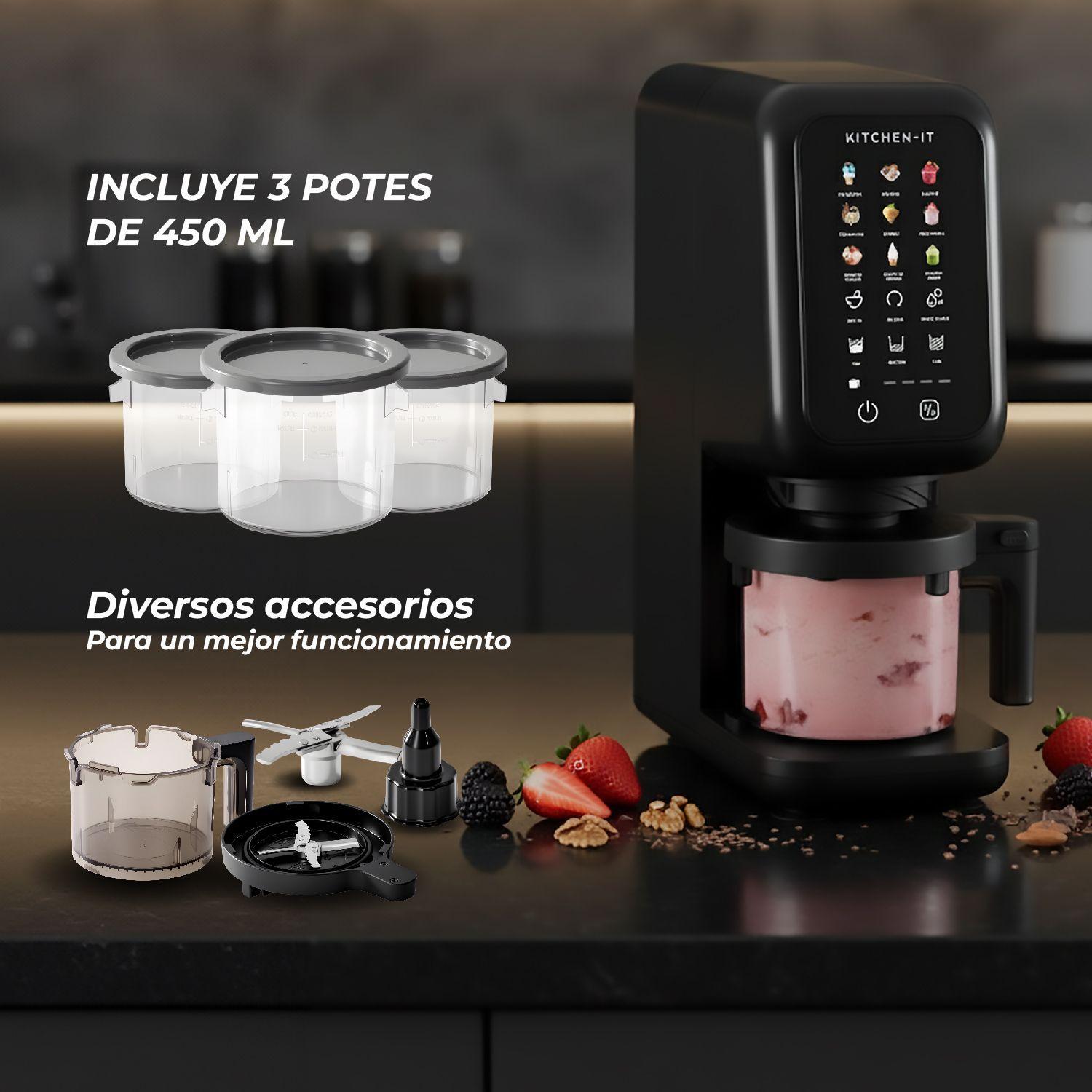 M quina de Helados CreamLux Pro 12 en 1 Kitchen It-7