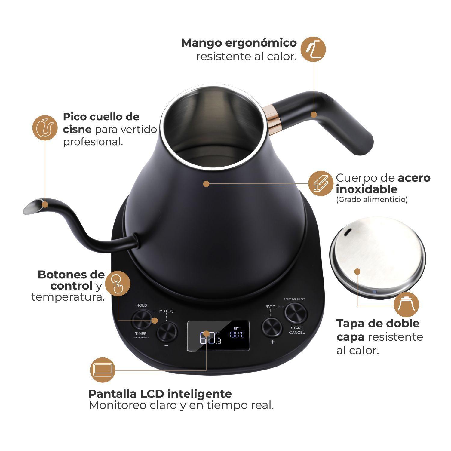 Hervidor Eléctrico Inteligente Cuello Cisne Onix-2