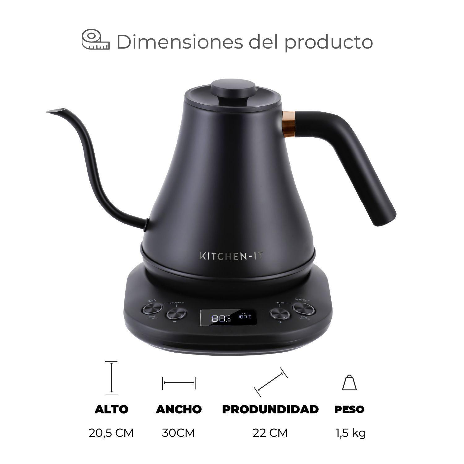 Hervidor Eléctrico Inteligente Cuello Cisne Onix-8