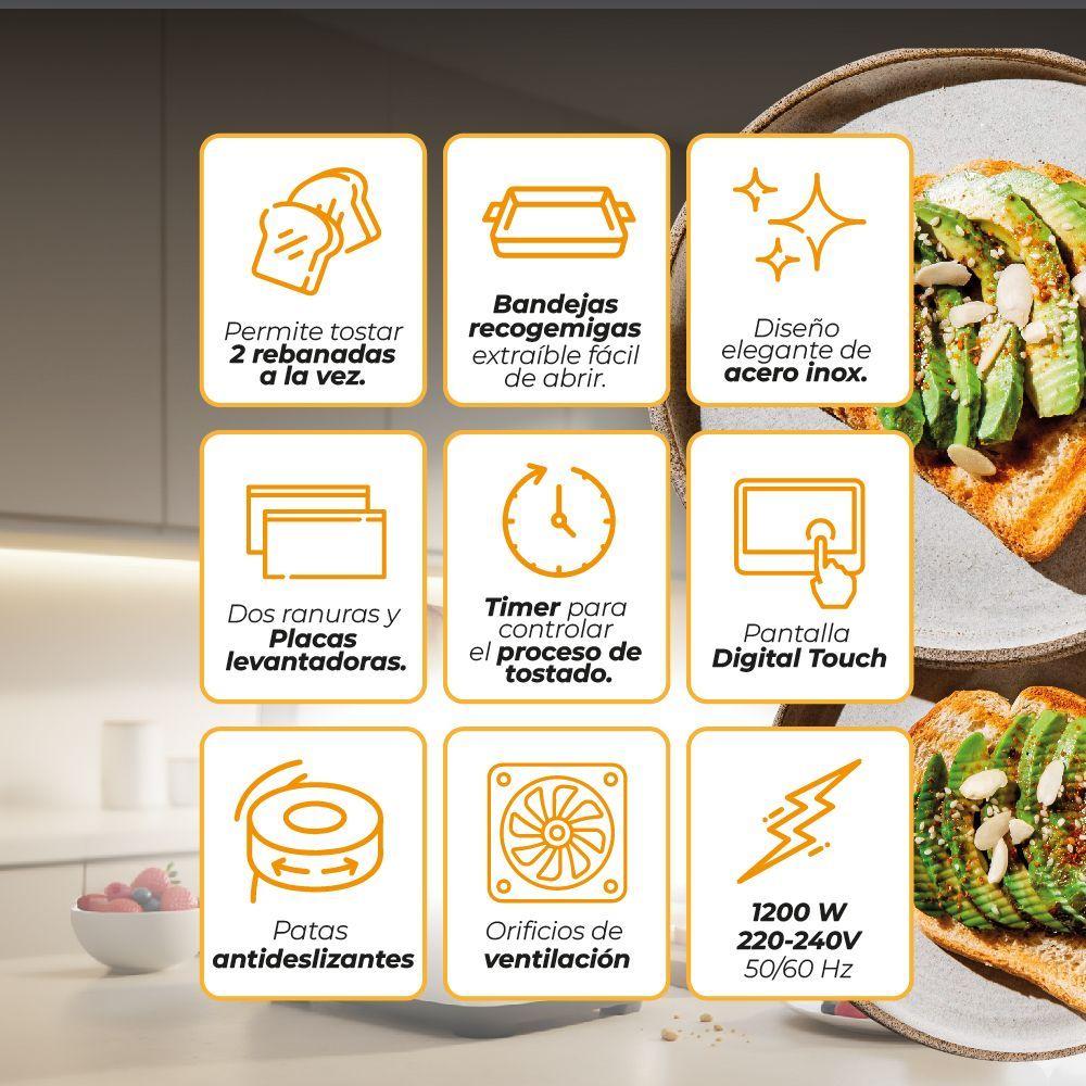 Tostador Digital Smart Elegance 100 Autom tico-6