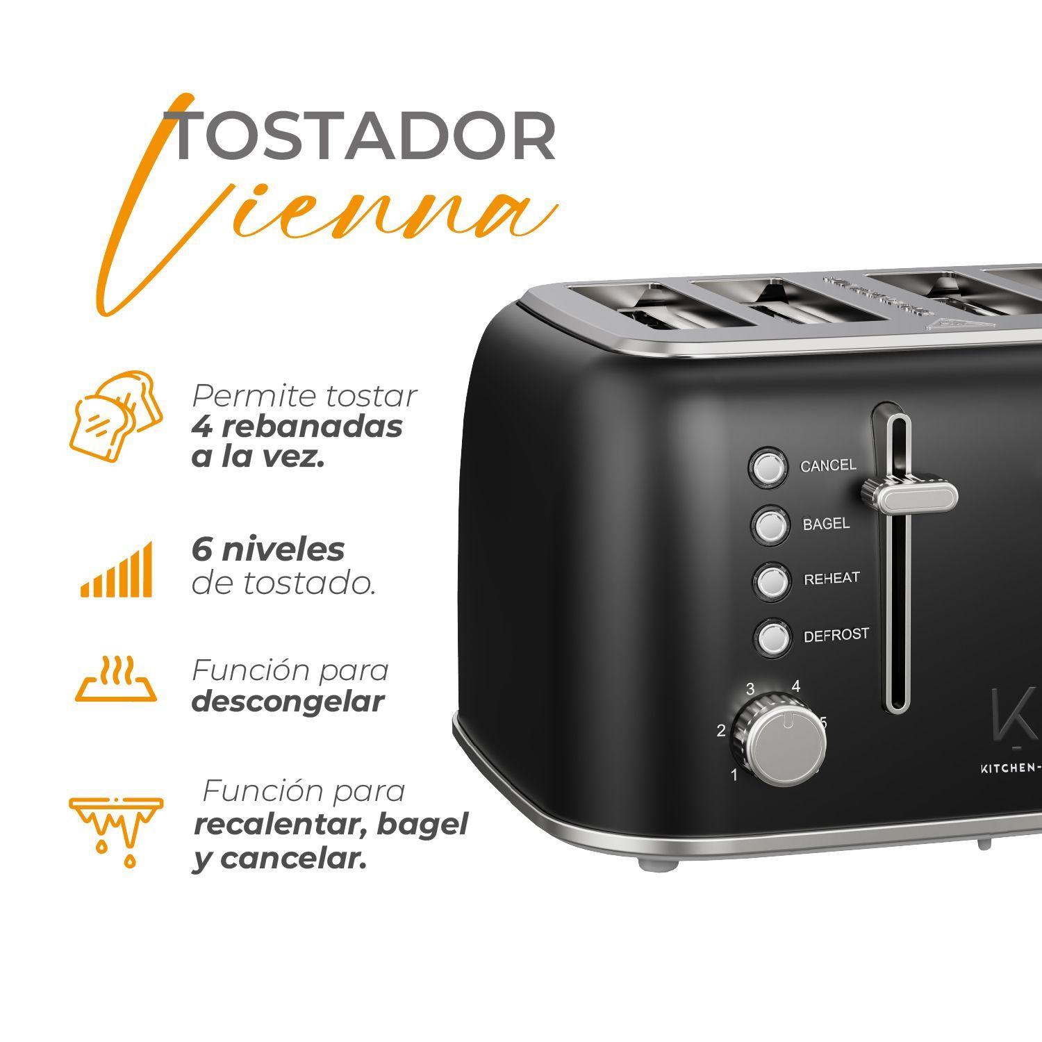 Tostador Vienna 4 Panes Kitchen-it-2