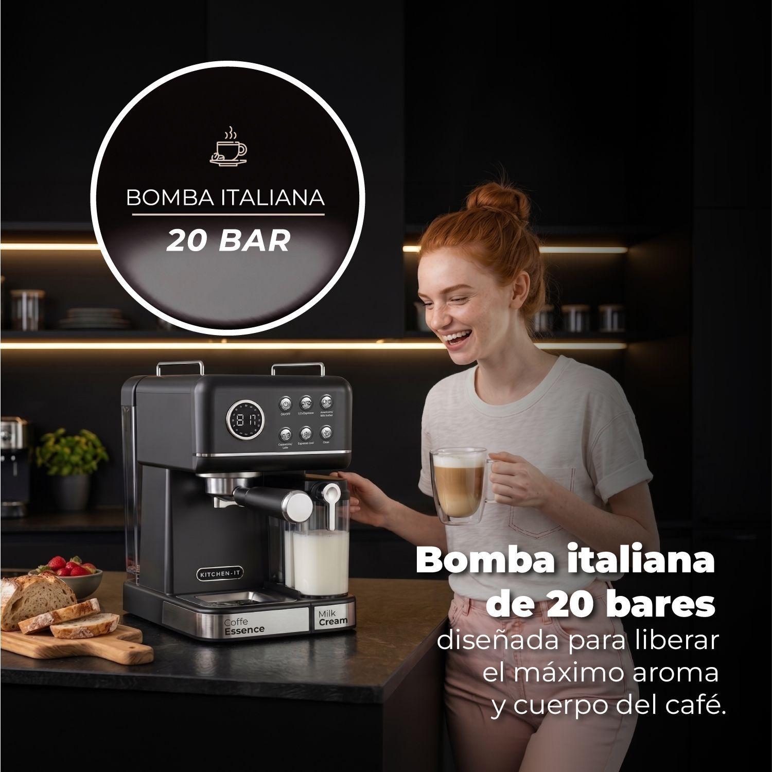 Cafetera Espresso Cream Lab 8 en 1-3