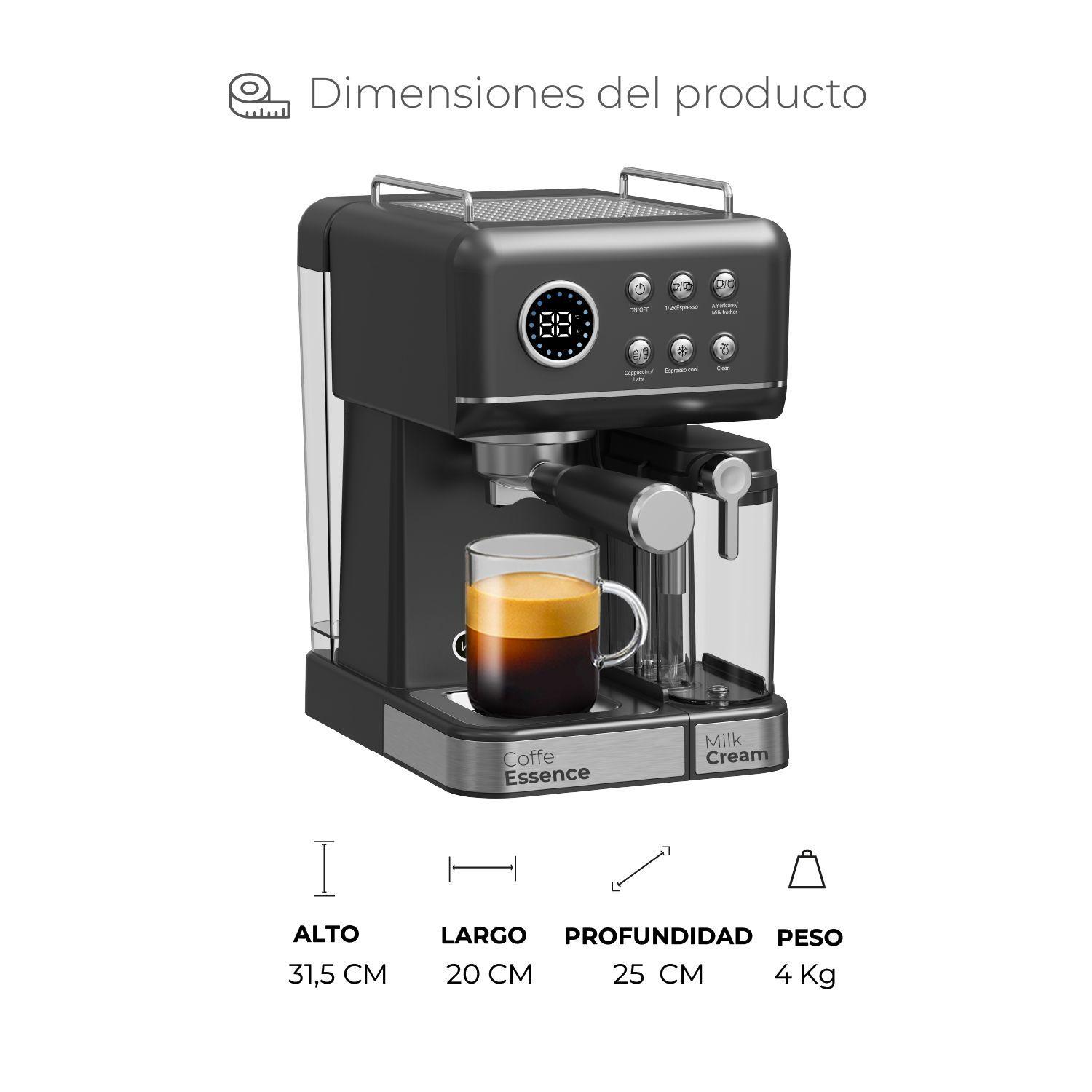 Cafetera Espresso Cream Lab 8 en 1-8