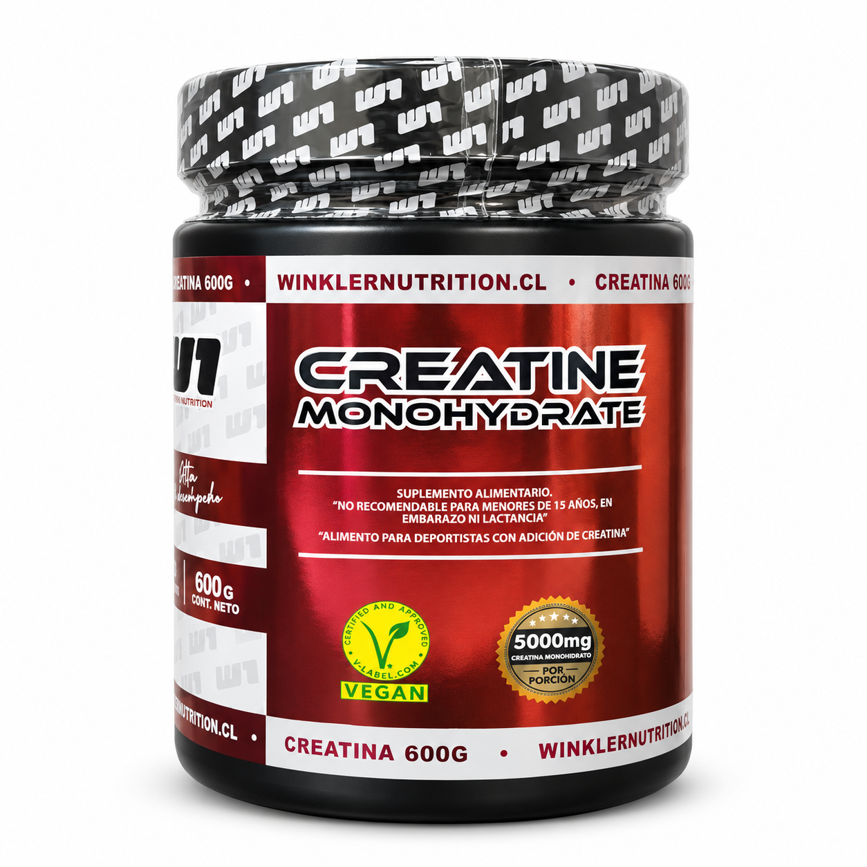 Creatina Monohidrato 600 g - 120 porciones Winkler Nutrition-0