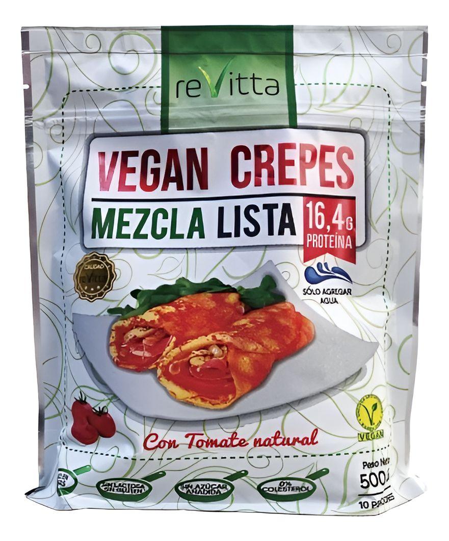 Crepes Vegano Proteico 500 Grs.  Mezcla Lista (solo Agua)-0