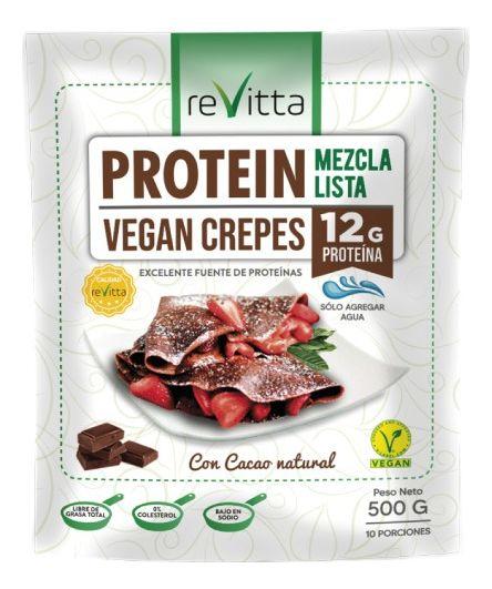 Crepes Vegano Proteico 500 Grs.  Mezcla Lista (solo Agua)-0