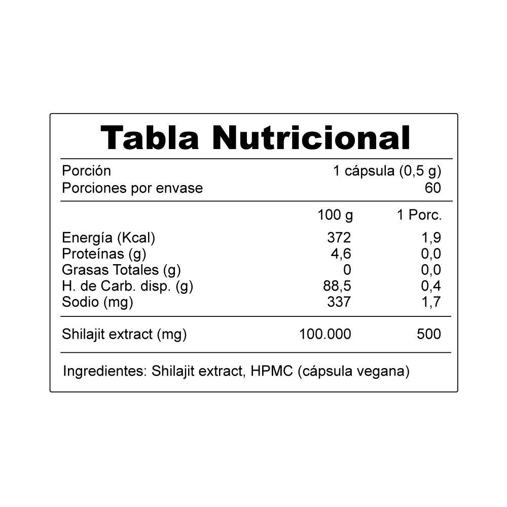 Shilajit 500mg 60 cápsulas-1