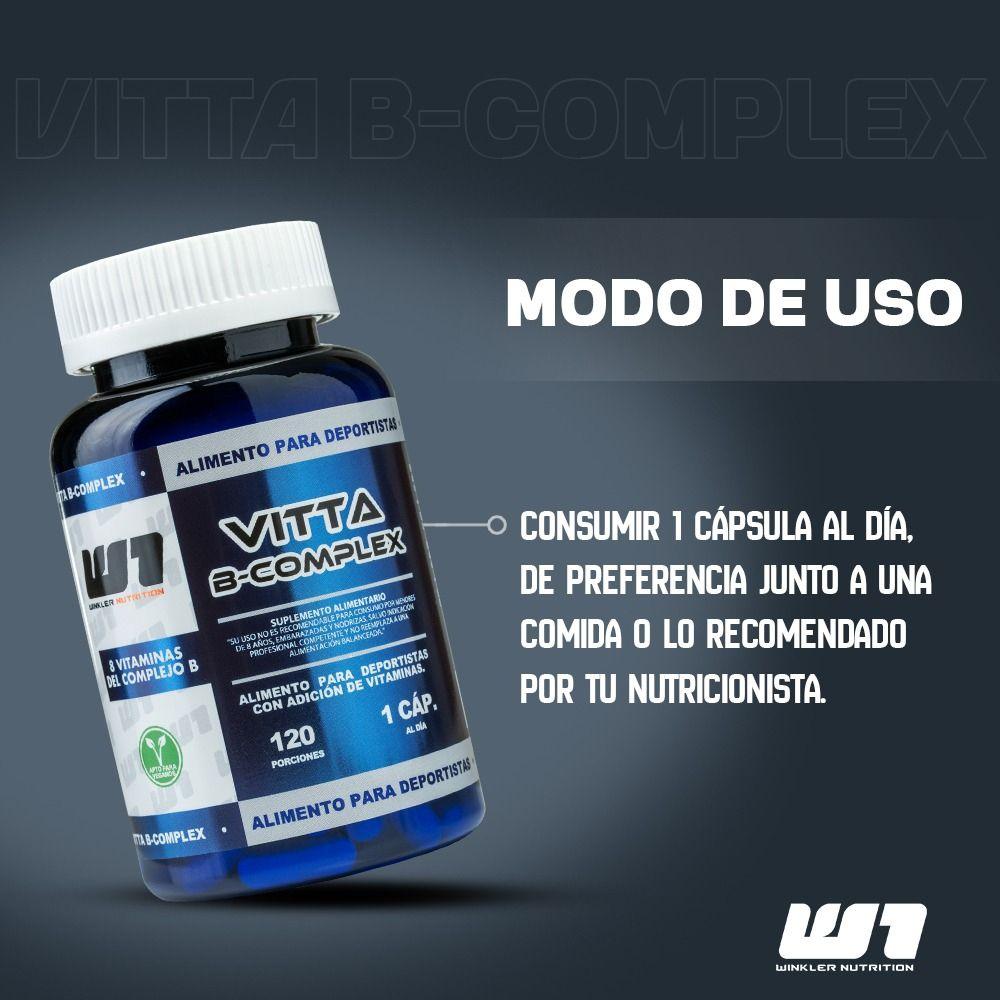 Complejo B B1-b2-b3-b5-b6-b7(biotina)-b9-b12 120caps 4 Meses-4