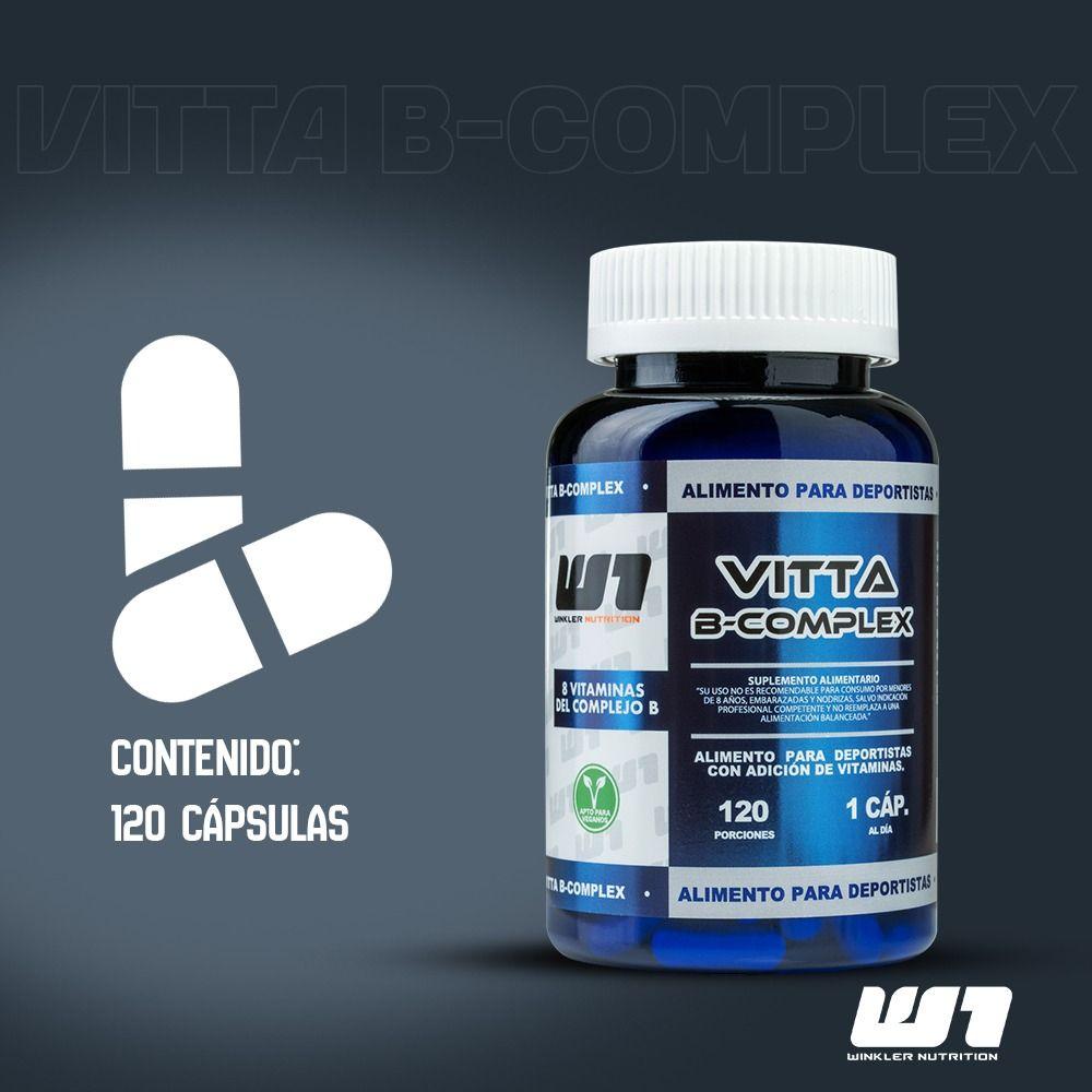 Complejo B B1-b2-b3-b5-b6-b7(biotina)-b9-b12 120caps 4 Meses-5