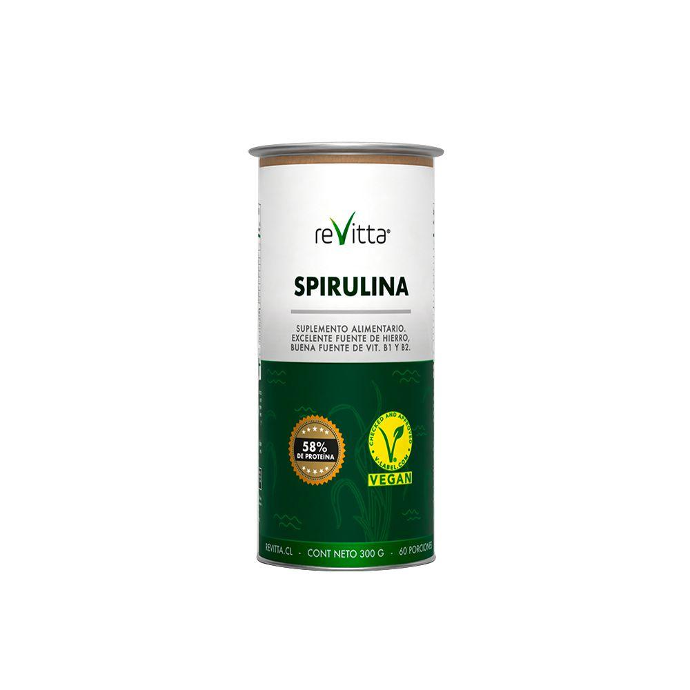 Spirulina En Polvo 300 g Sabor Natural Revitta-0
