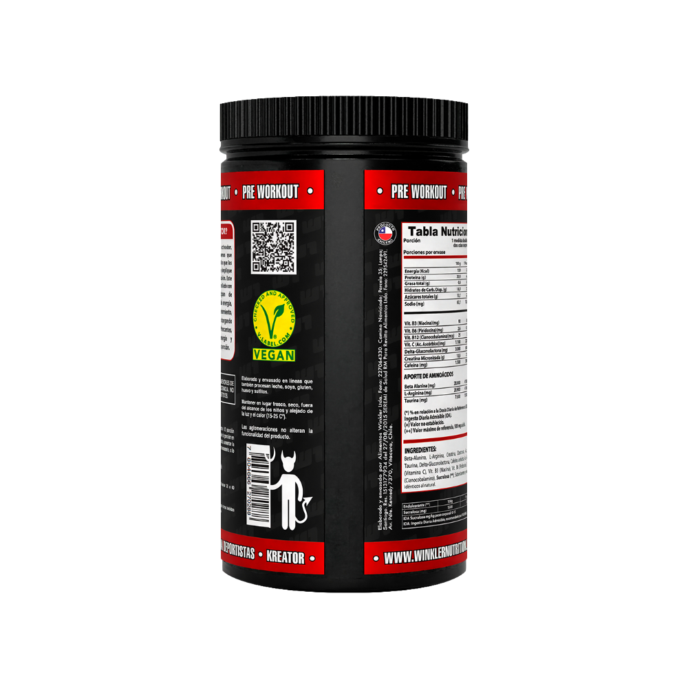 Pre Entreno Con Creatina Kreator 600g Winkler Nutrition-5