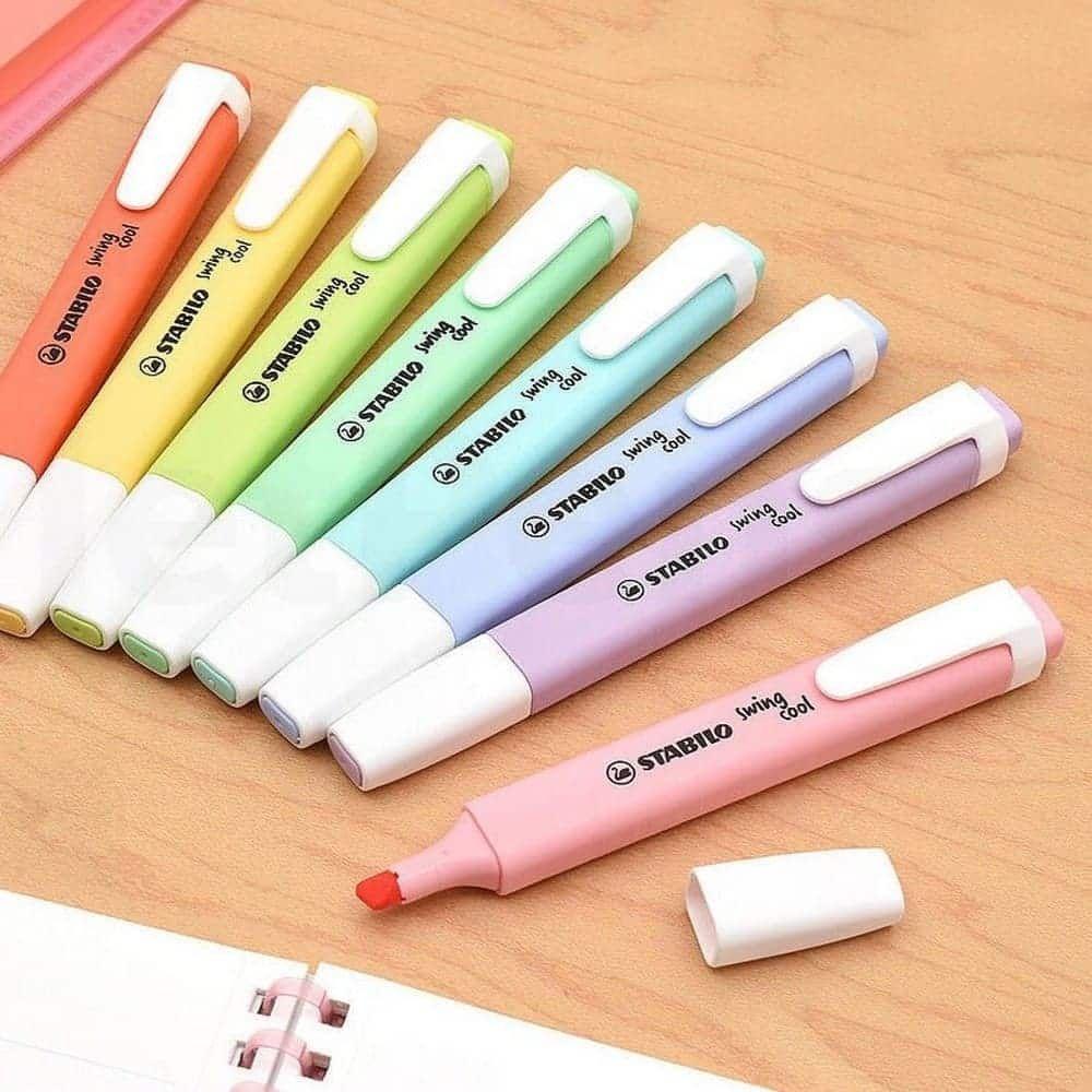 Set de 8 Destacadores Stabilo Swing Cool Pastel-2