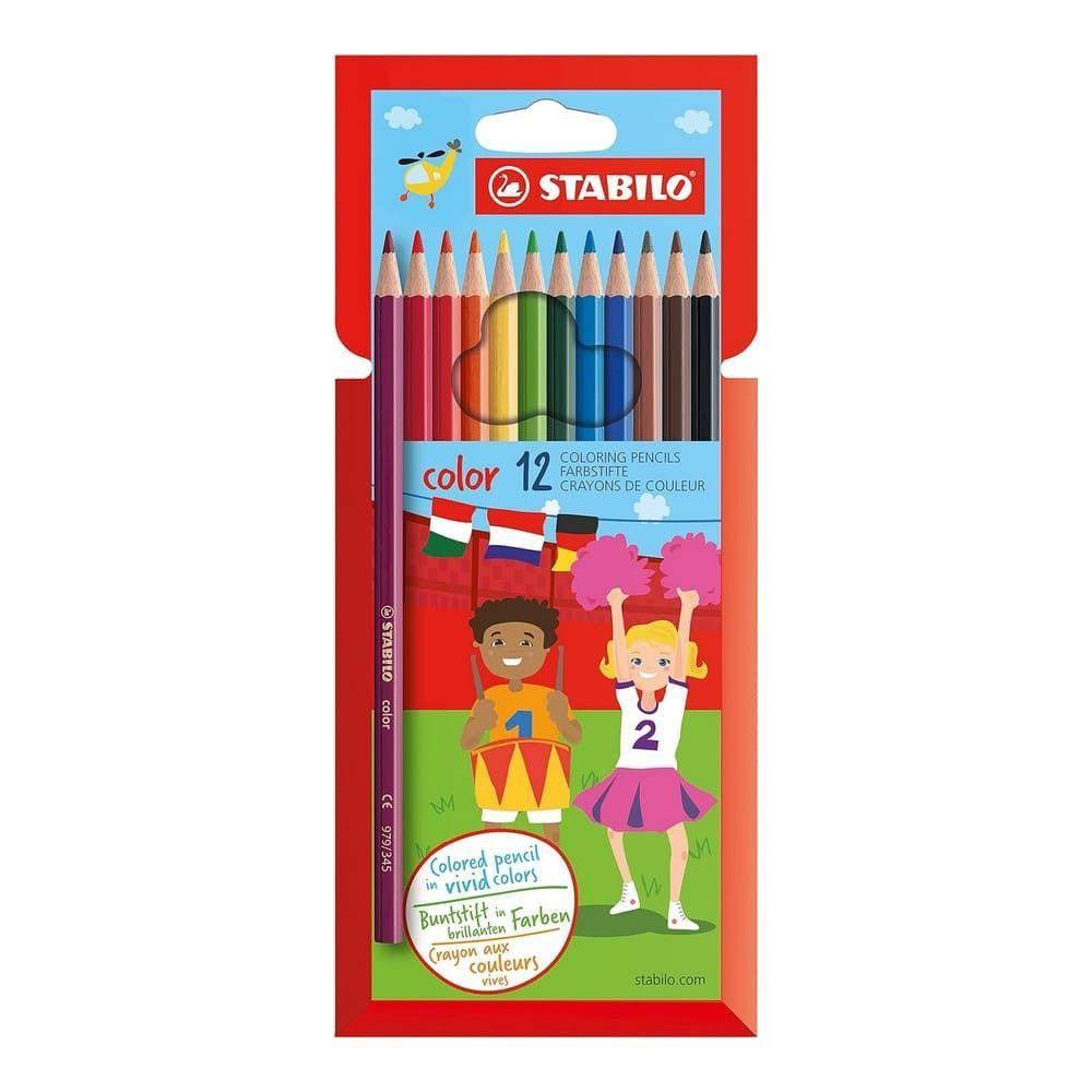 Set de 12 Lapices de Madera para Colorear Stabilo-0