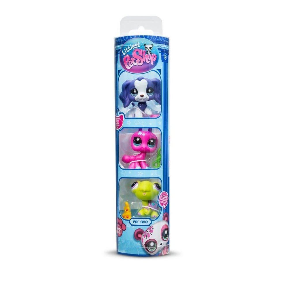 Figuras de Littlest Pet Shop Trio en Tubo Serie 3 Mascotas de Patio-2