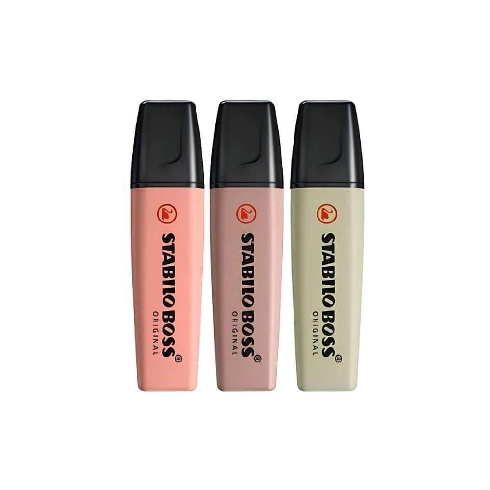 Set de 3 Destacadores Stabilo Boss Original Nature Colors-1