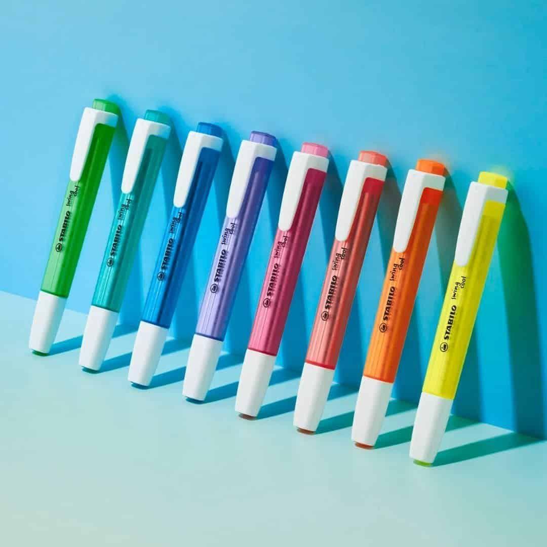 Set de 8 Destacadores Stabilo Swing Cool Fluorescentes-2