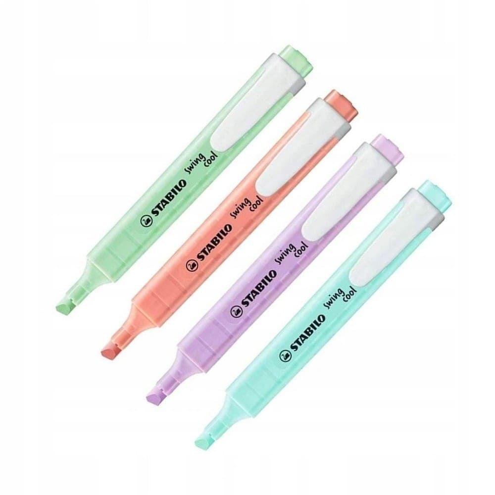 Set de 4 Destacadores Stabilo Swing Cool Pastel-2
