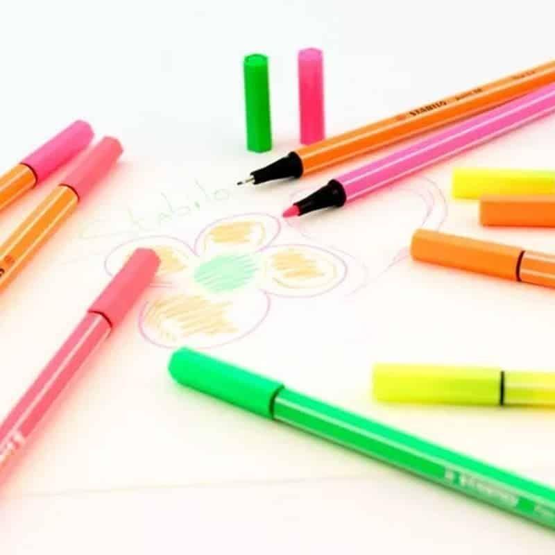 Set de 10 Colores Ne n 5 Stabilo Point 88 5 Stabilo Pen 68-2