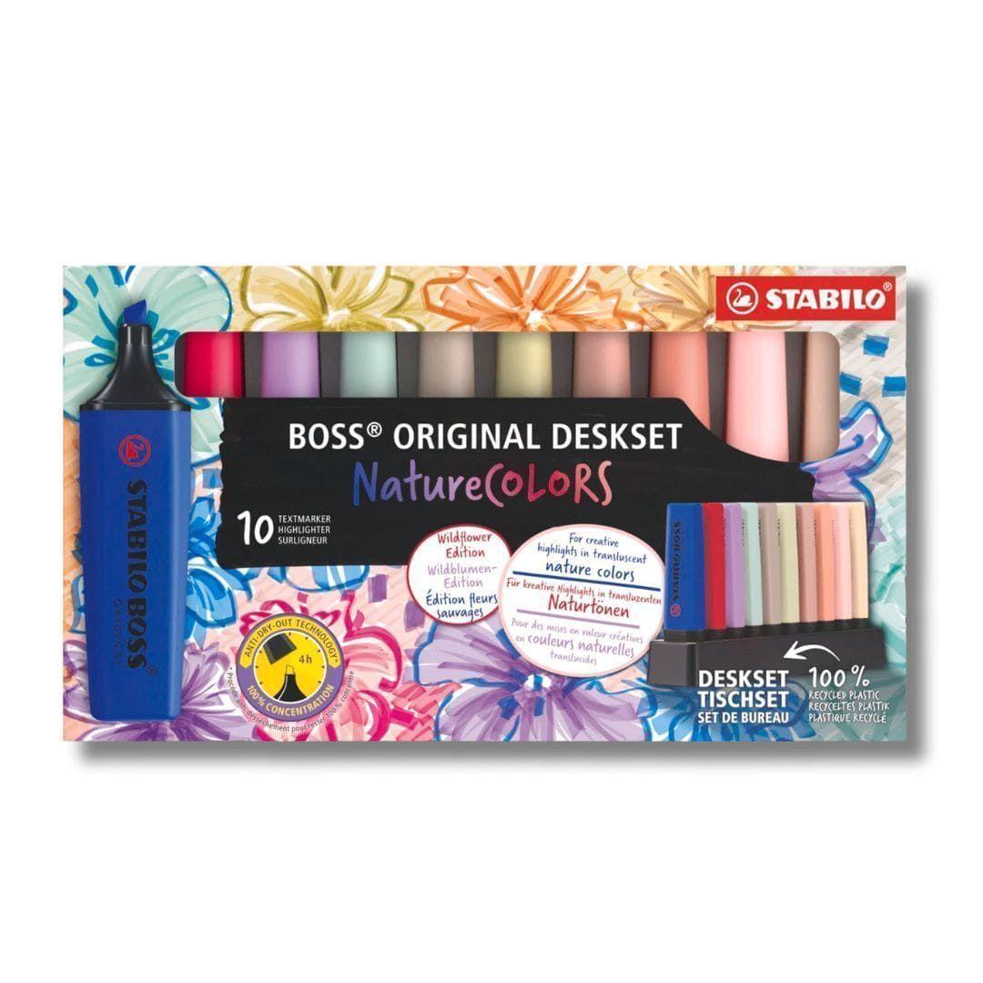 Set 10 Destacadores Stabilo Boss Original NatureColors Wildflower Edition-0