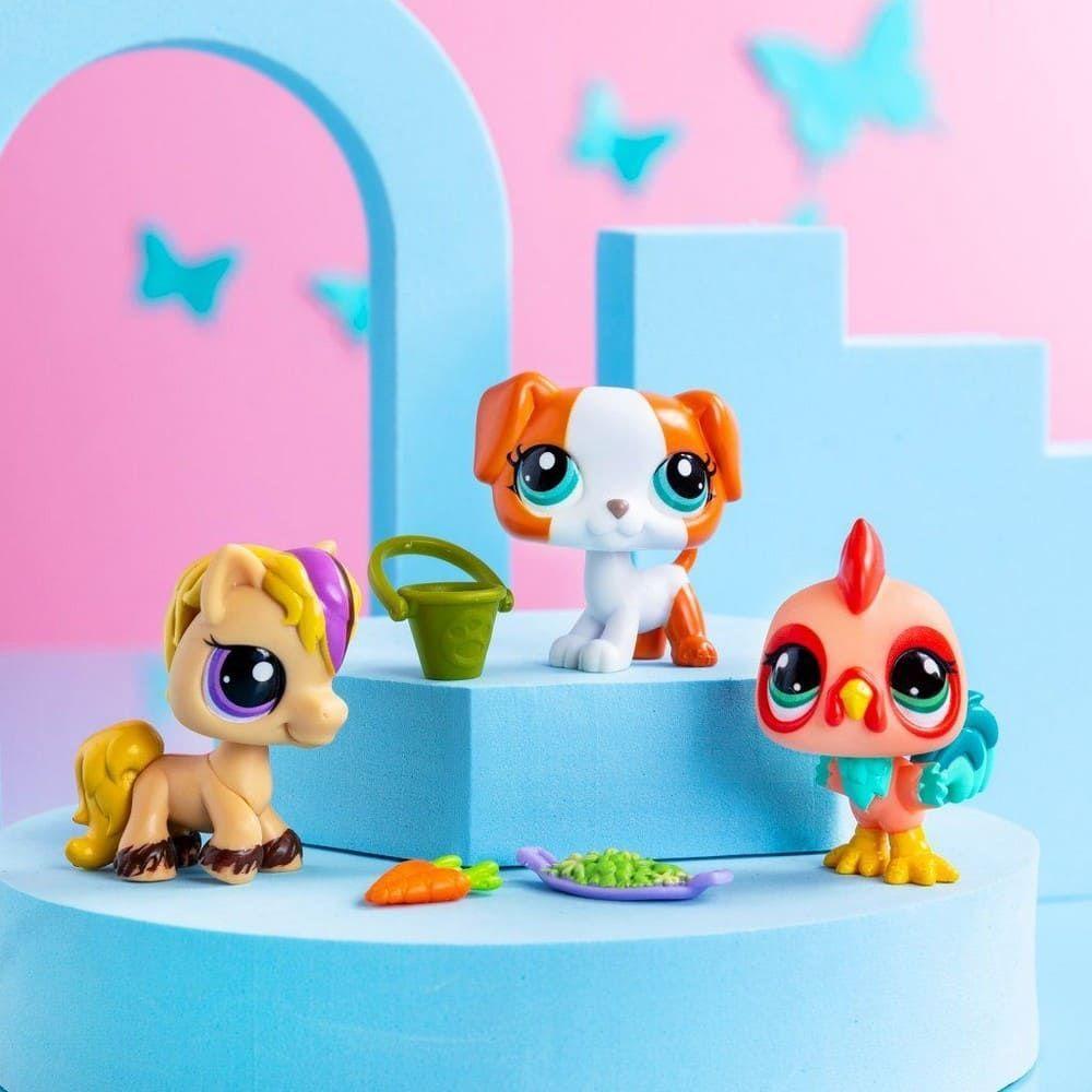 Figuras de Littlest Pet Shop Tr o en Tubo Serie 3 Mascotas de Corral-3