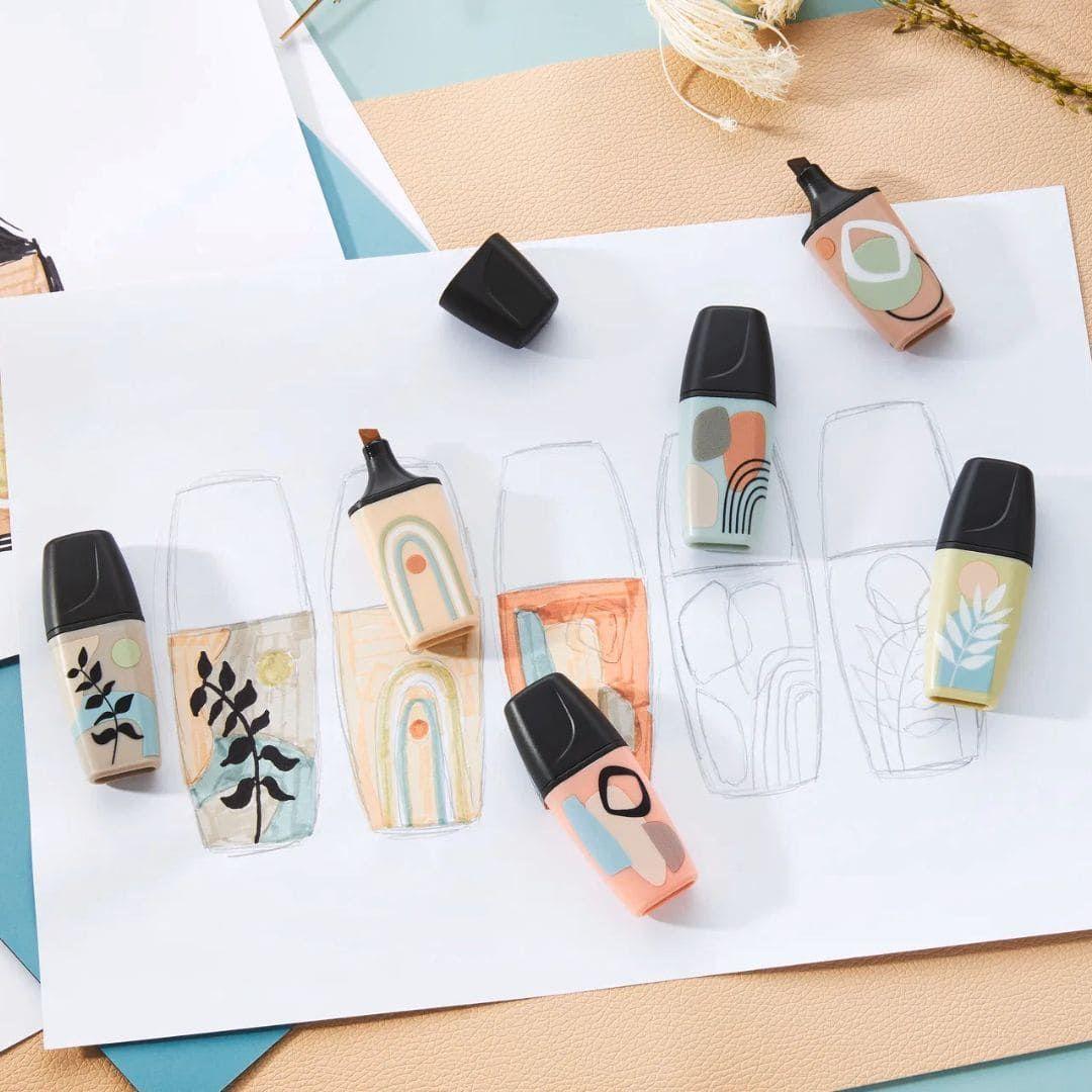 Set 5 Destacadores Stabilo Boss Mini Nature Vibes-4