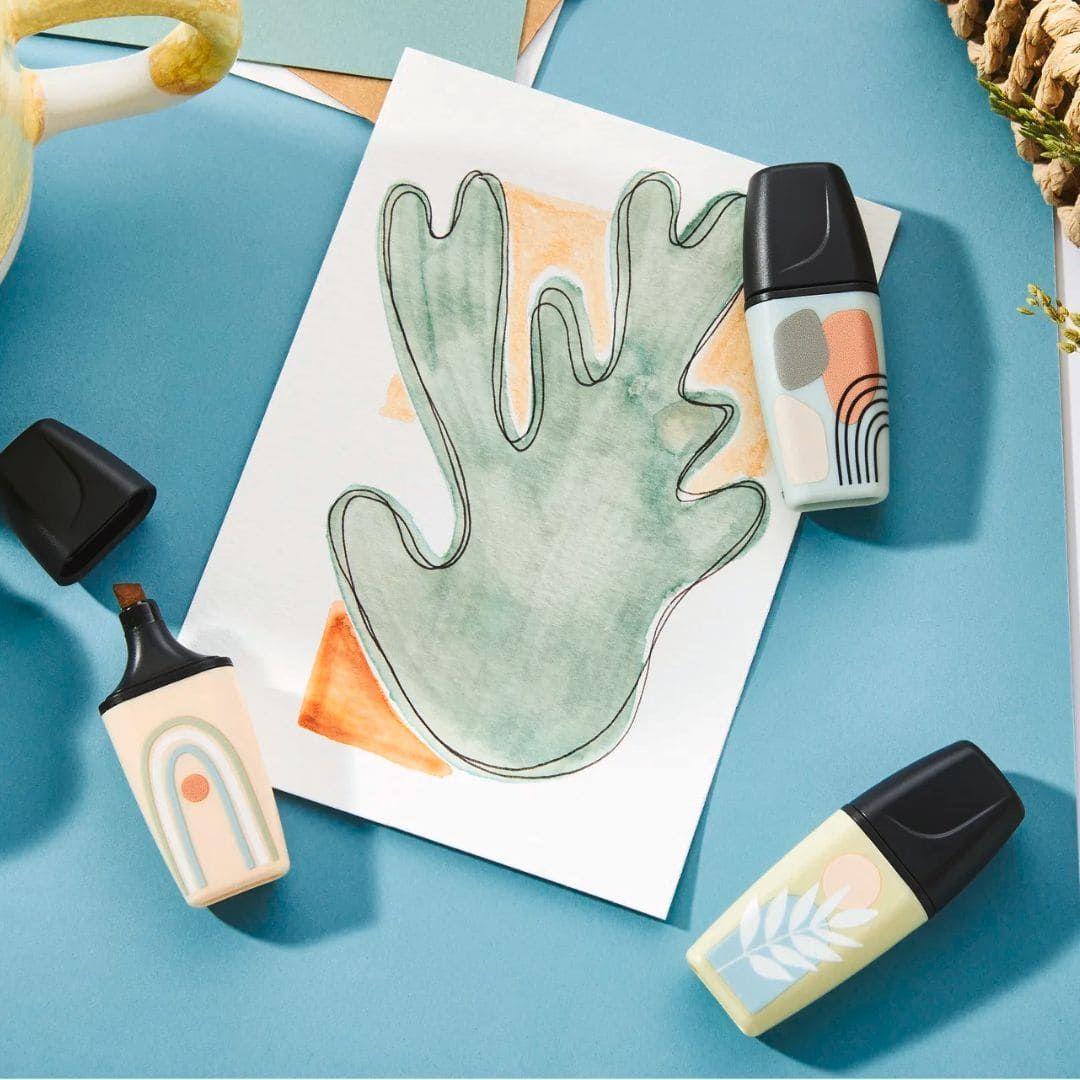 Set 5 Destacadores Stabilo Boss Mini Nature Vibes-5