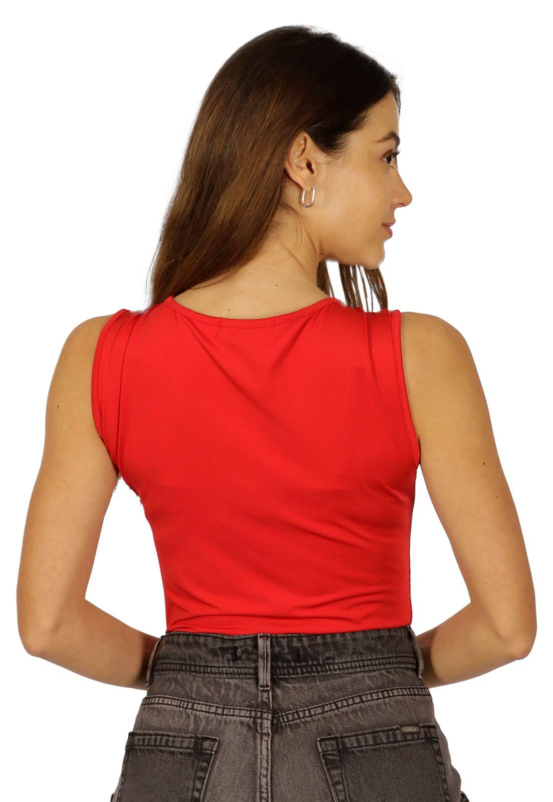 Body Amaya II Con Nudo Rojo Divino Jeans-1