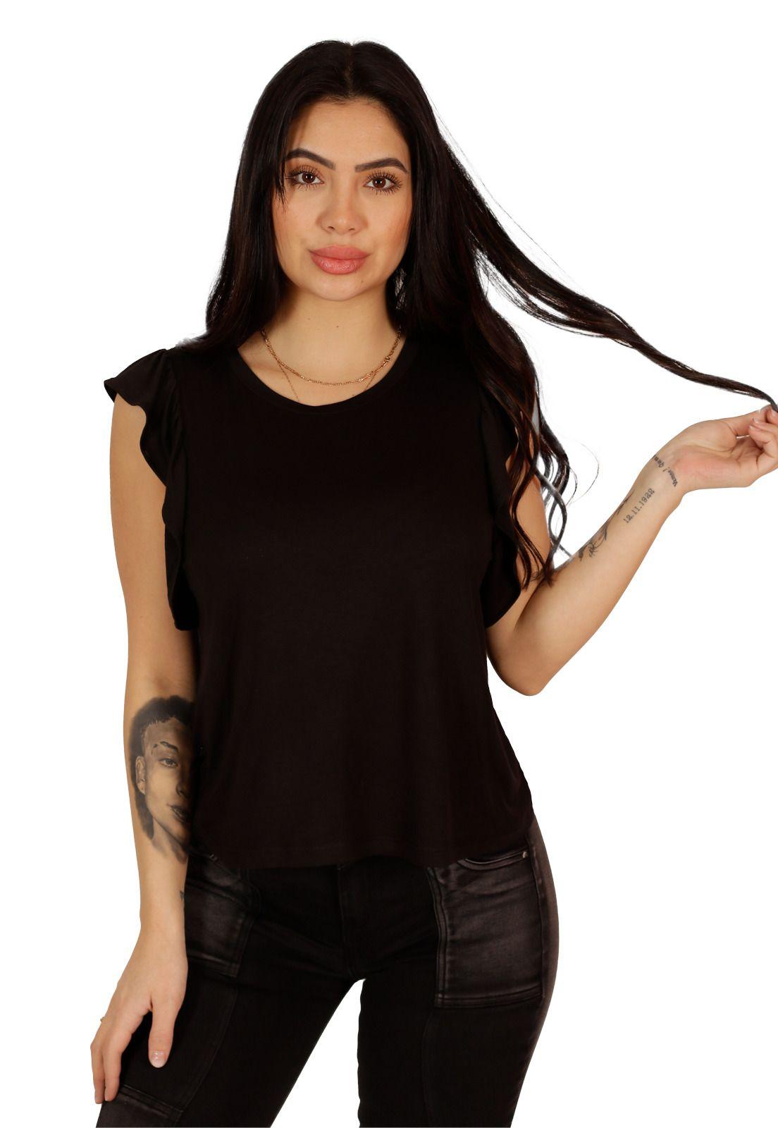 Polera Scarlett III Negra Divino Jeans-0