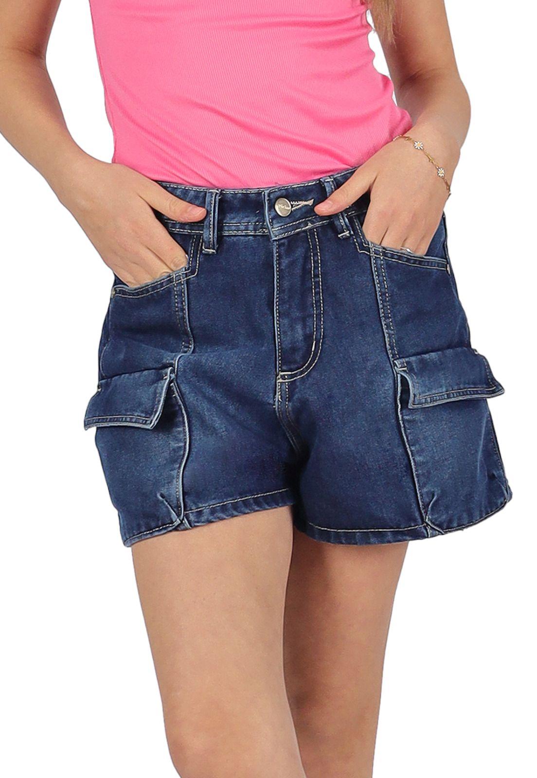 Short Danna I Azul Divino Teen-2