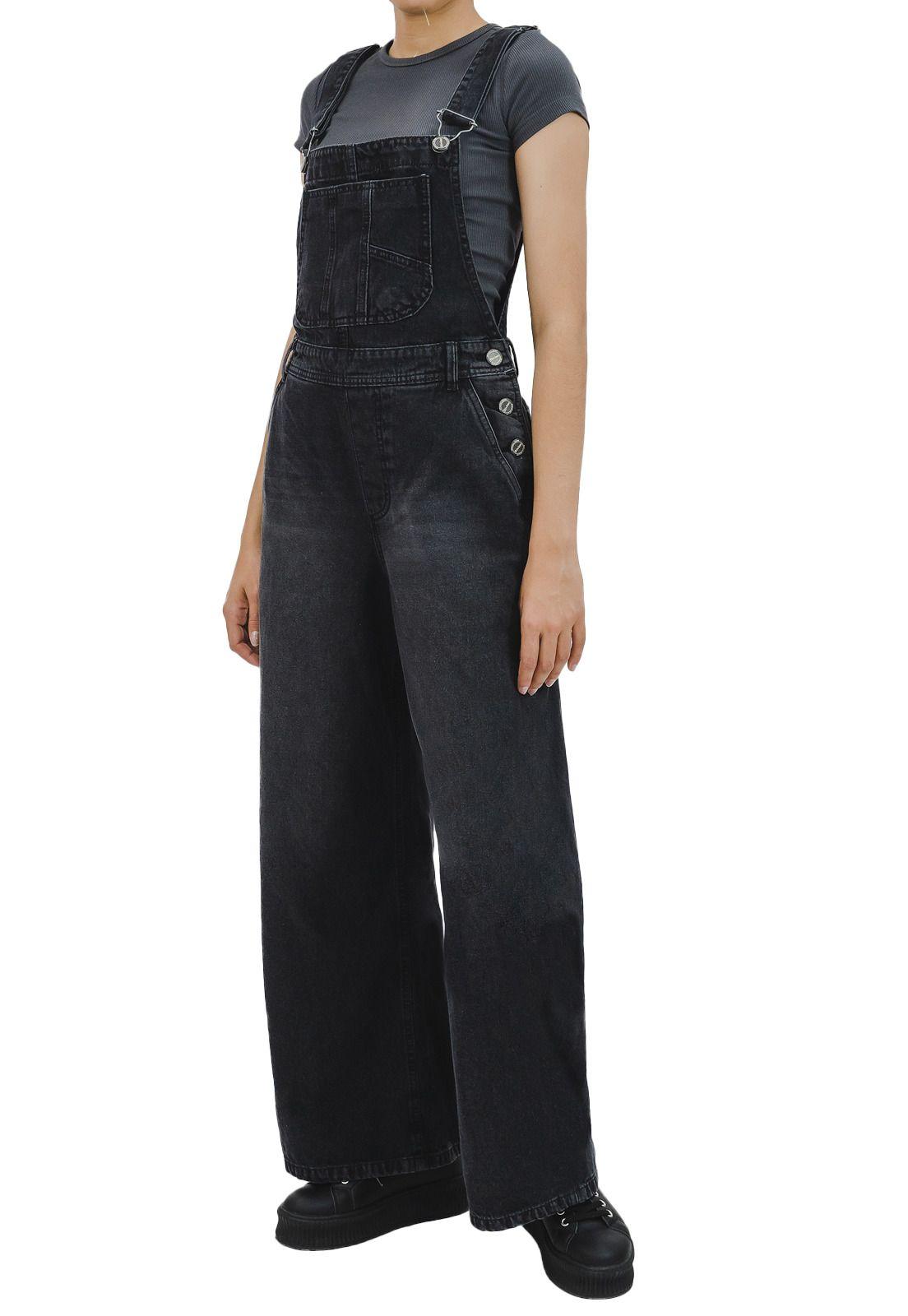 Jardinera Nelly II Negra  Divino Jeans-0