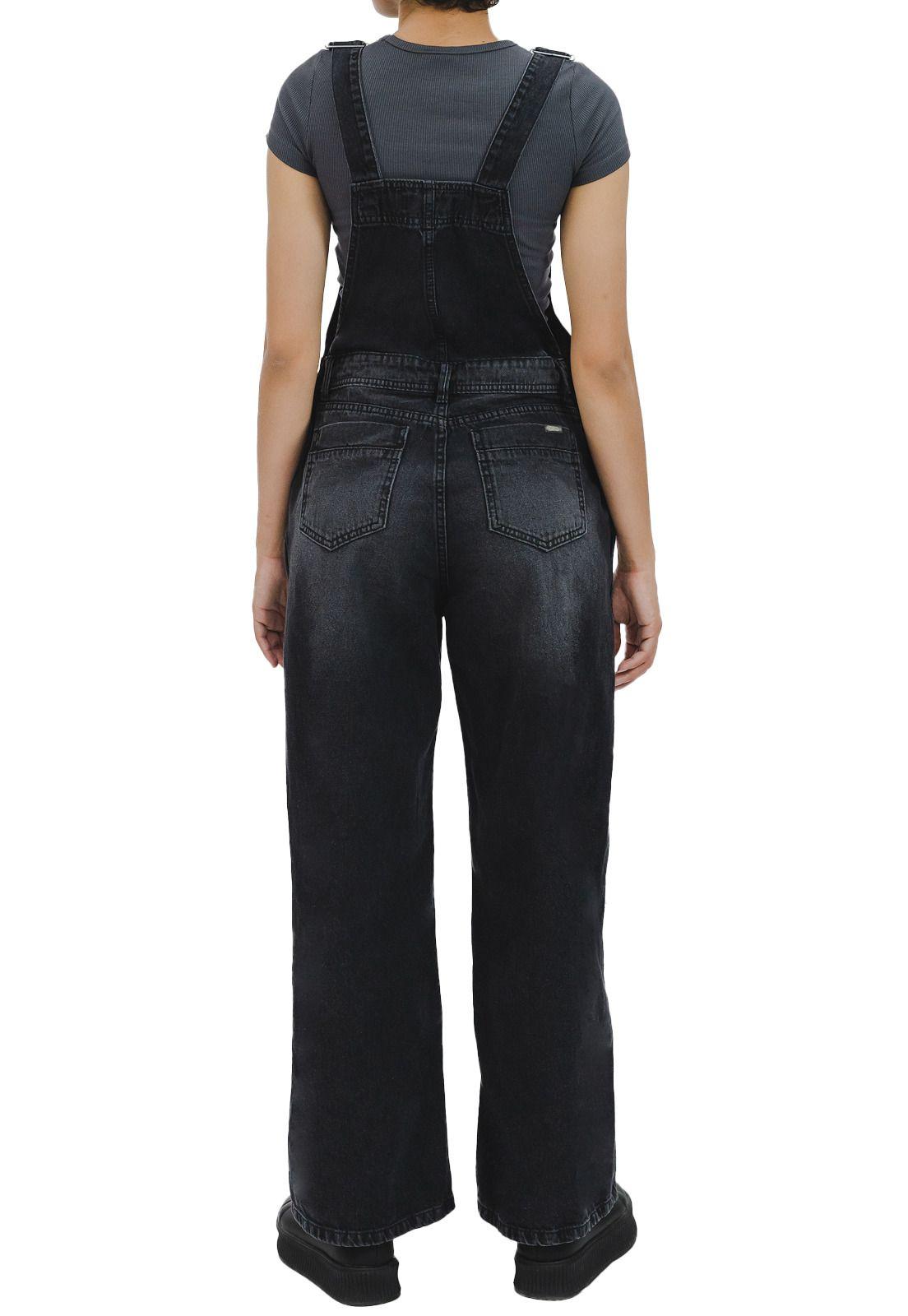 Jardinera Nelly II Negra  Divino Jeans-1