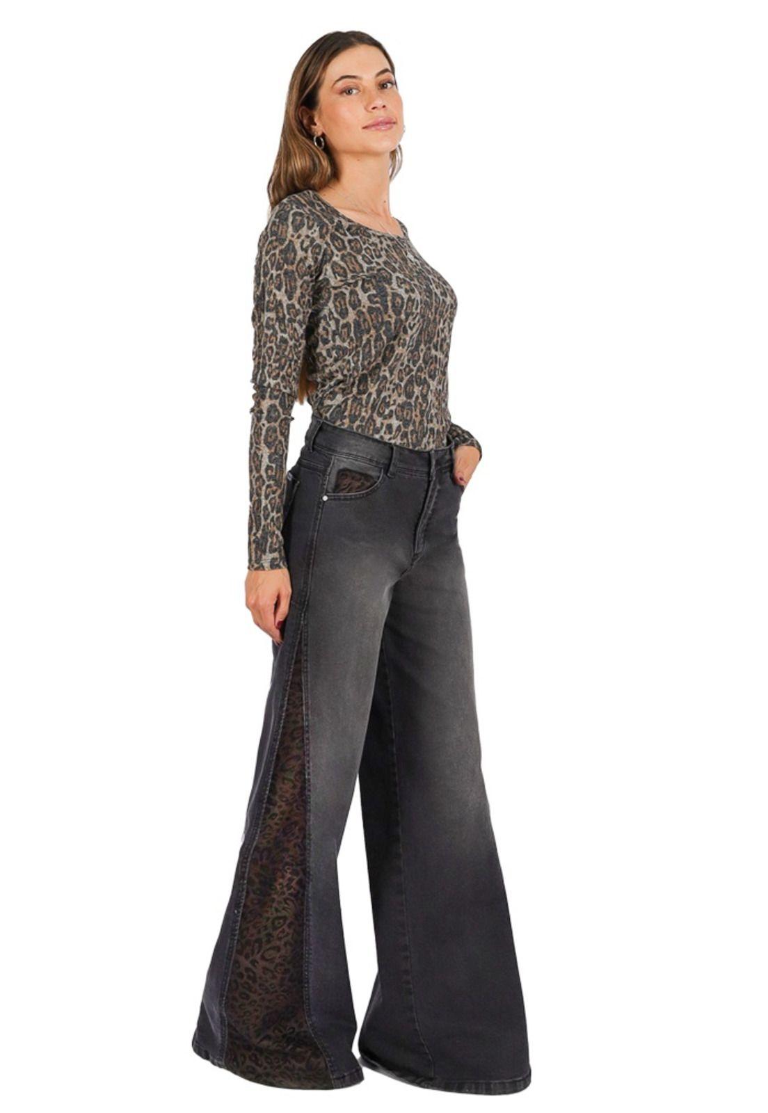 Jeans Ivet Negro Anima Print Divino Jeans-0